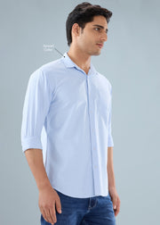 Barton Full Sleeve Shirt: Sky
