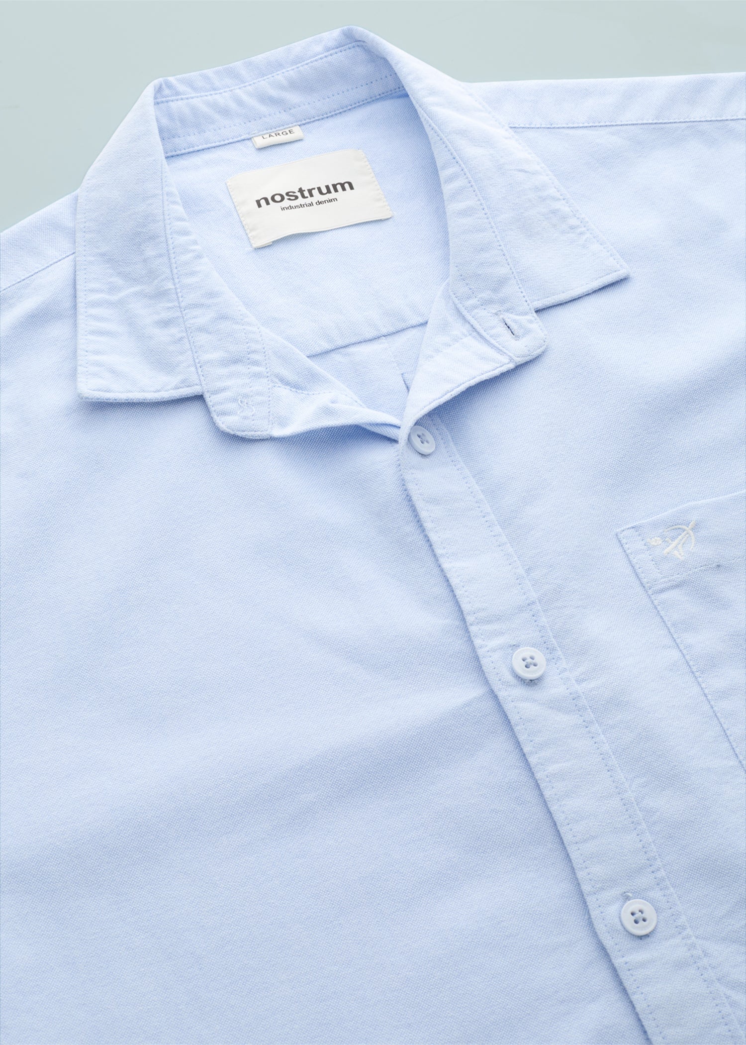 Barton Full Sleeve Shirt: Sky