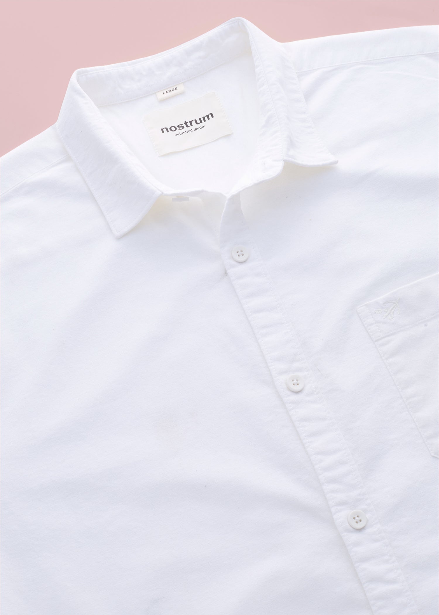 Barton Full Sleeve Shirt: White