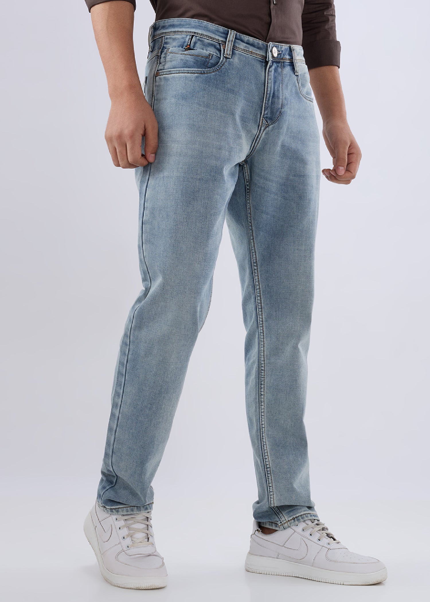 Beyux Regular Fit Denim Jeans