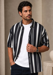Bechtol Striped Oversized Shirt