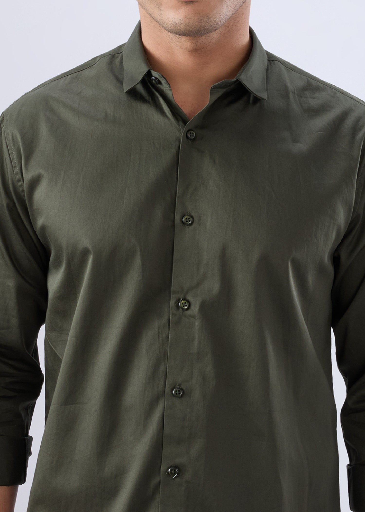 Carlson Solid Full Sleeve Shirt