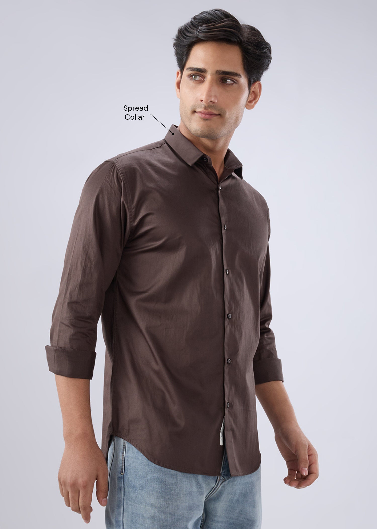 Carlson Solid Full Sleeve Shirt