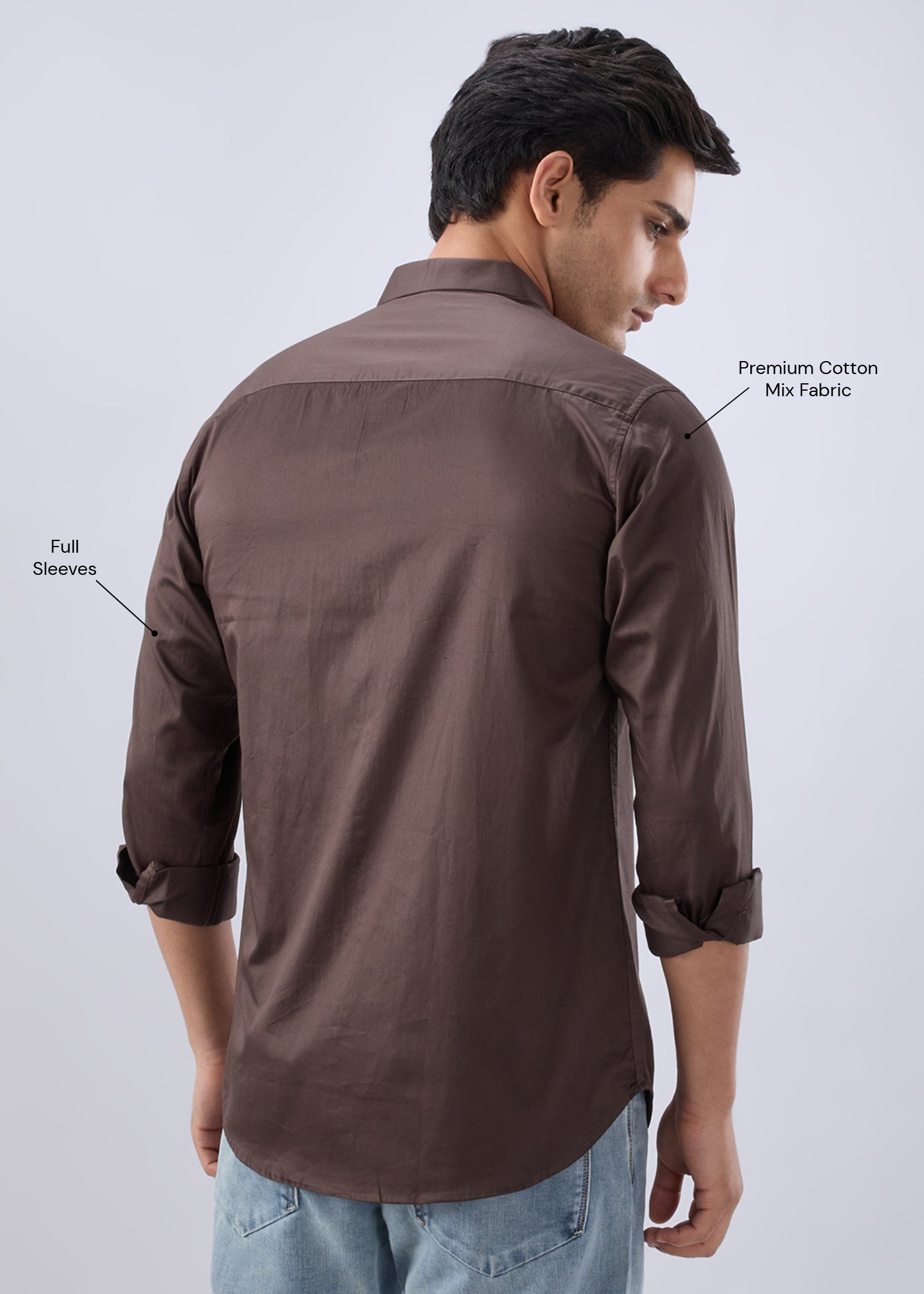 Carlson Solid Full Sleeve Shirt