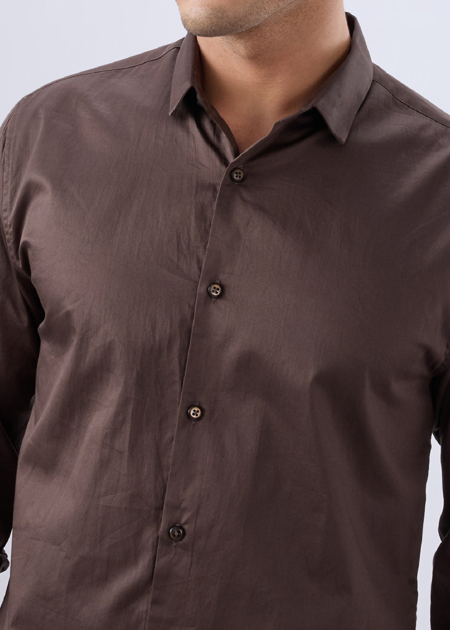 Carlson Solid Full Sleeve Shirt