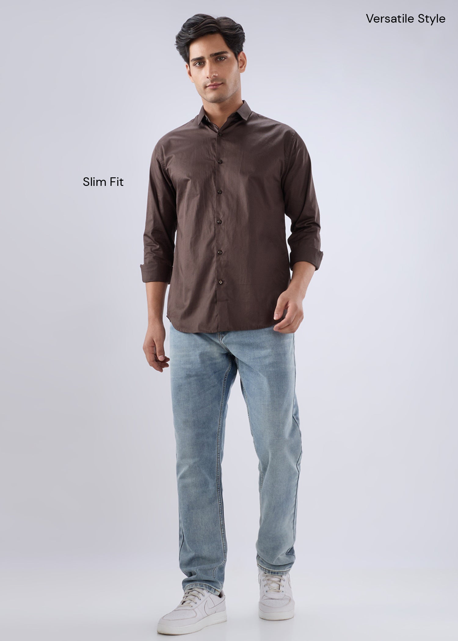 Carlson Solid Full Sleeve Shirt