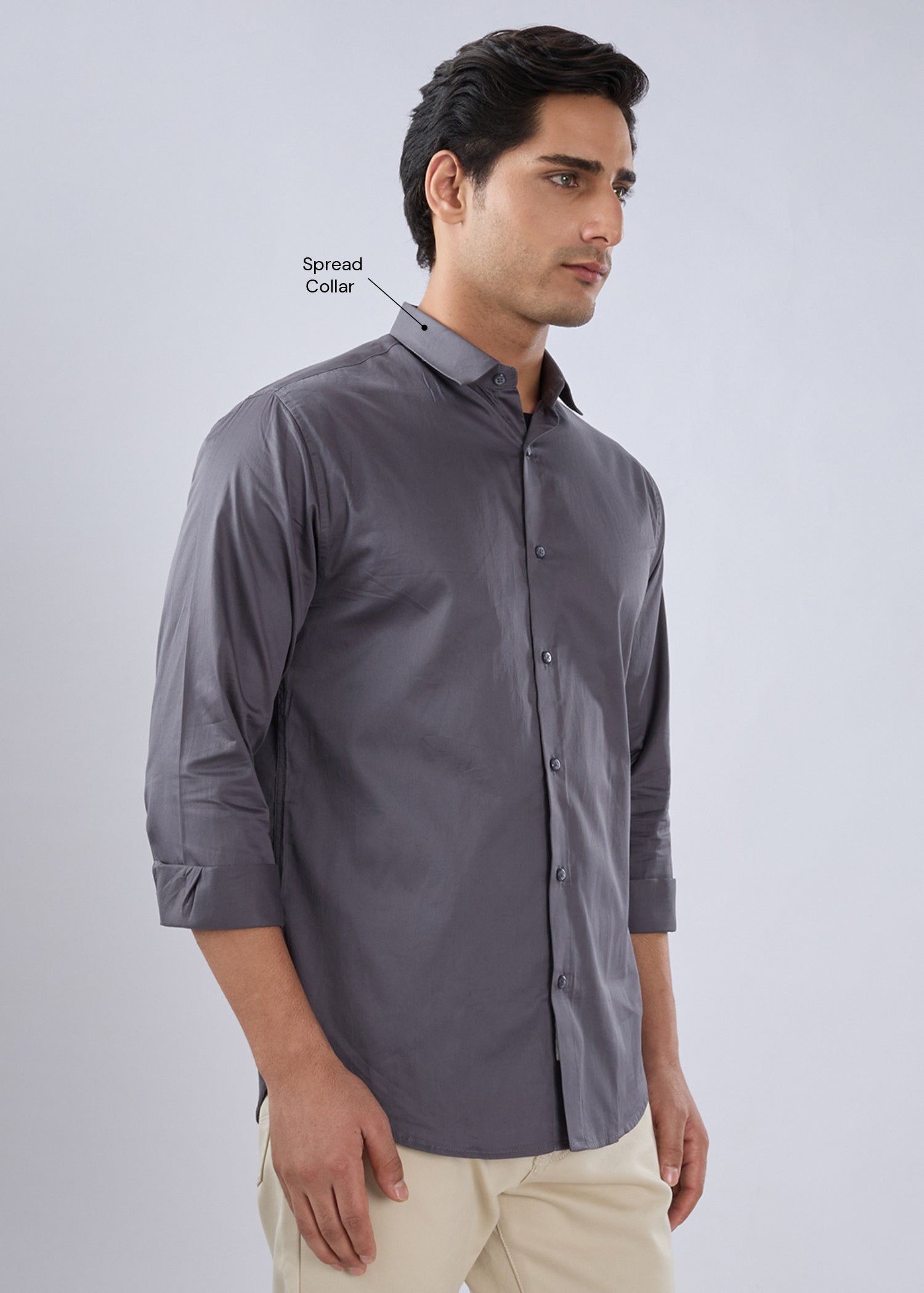 Carlson Solid Full Sleeve Shirt