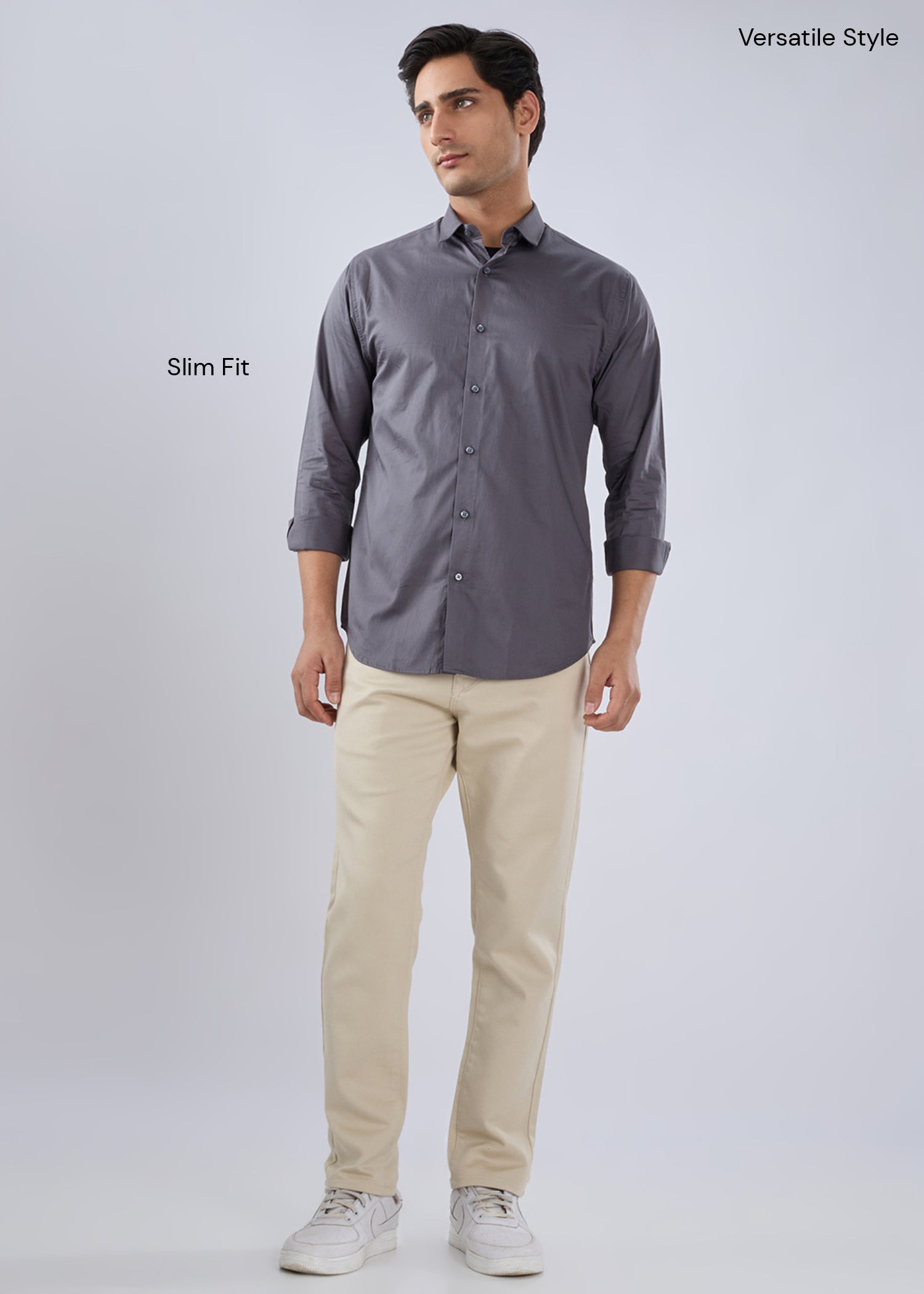 Carlson Solid Full Sleeve Shirt