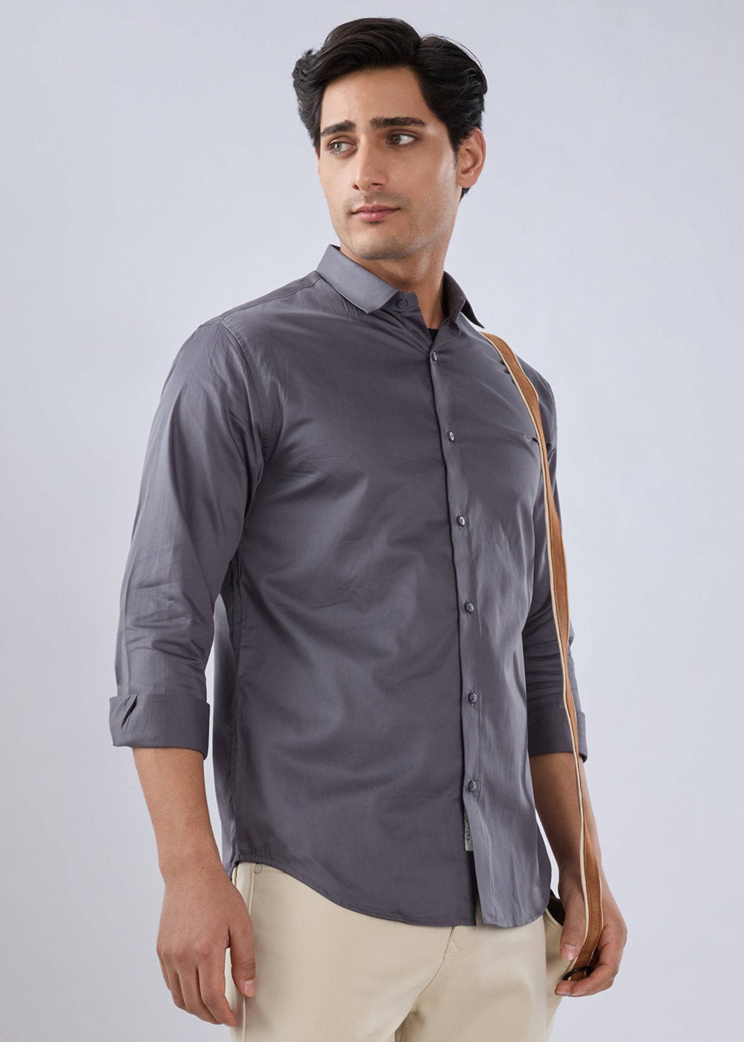 Carlson Solid Full Sleeve Shirt