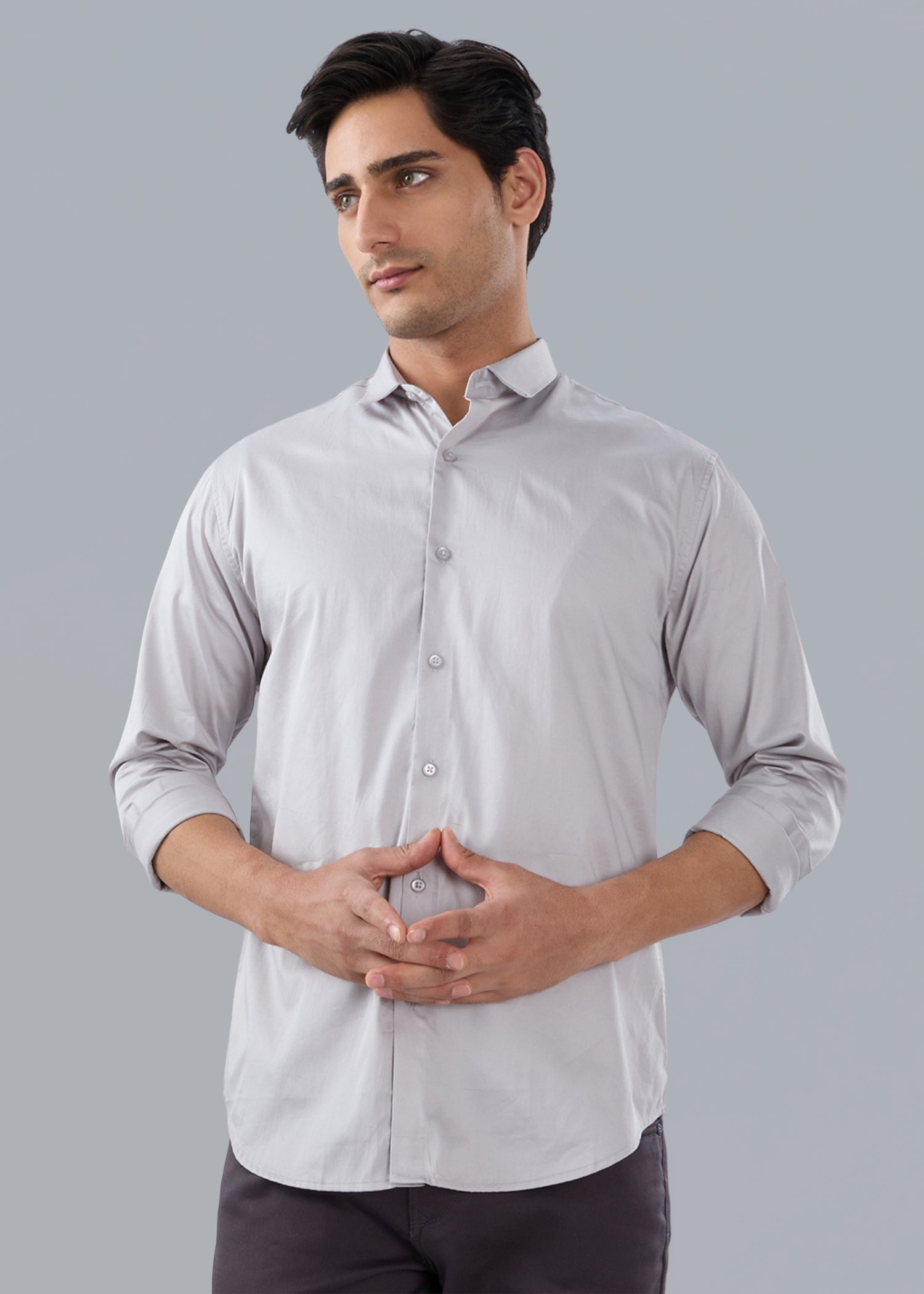 Carlson Solid Full Sleeve Shirt