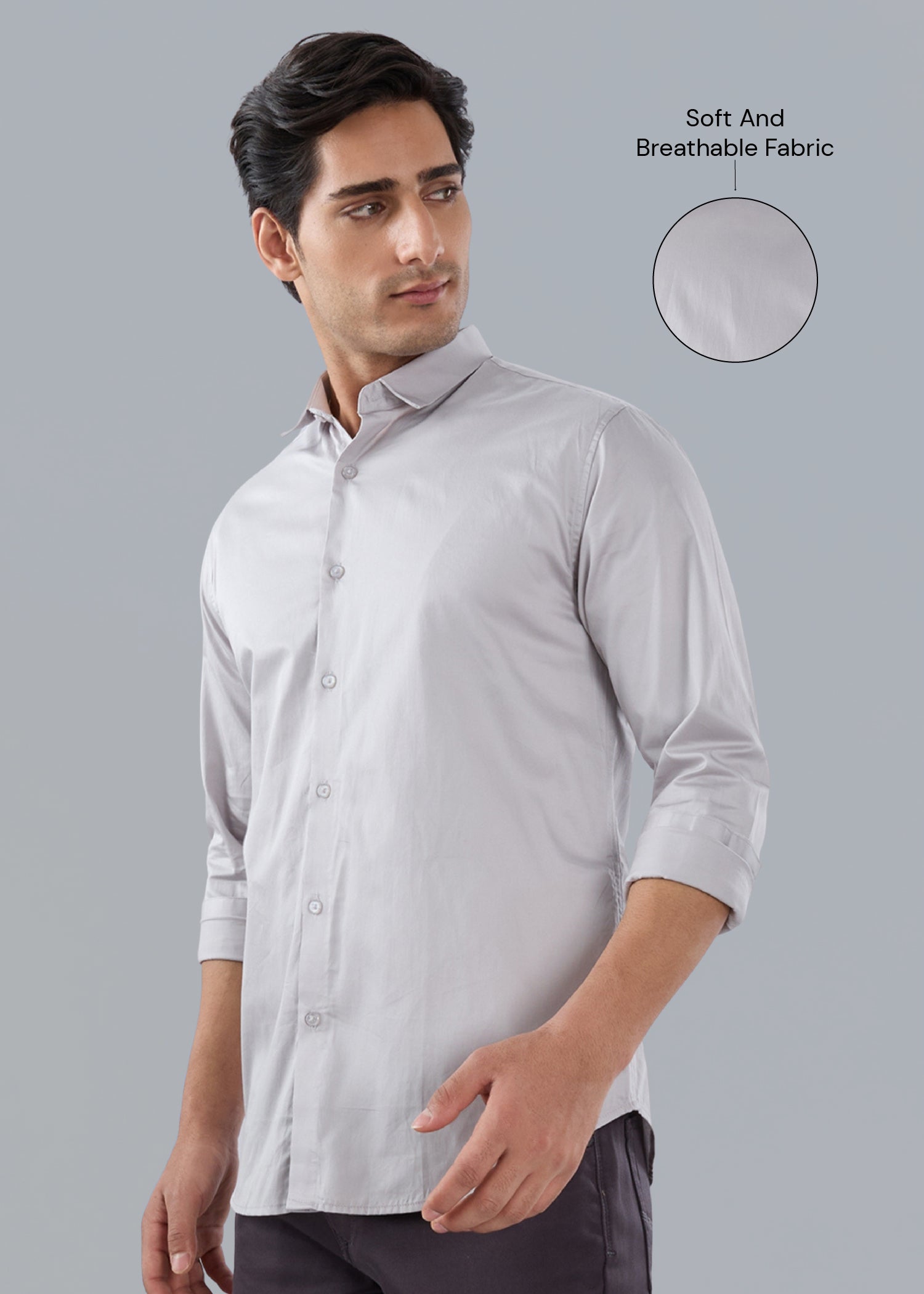 Carlson Solid Full Sleeve Shirt