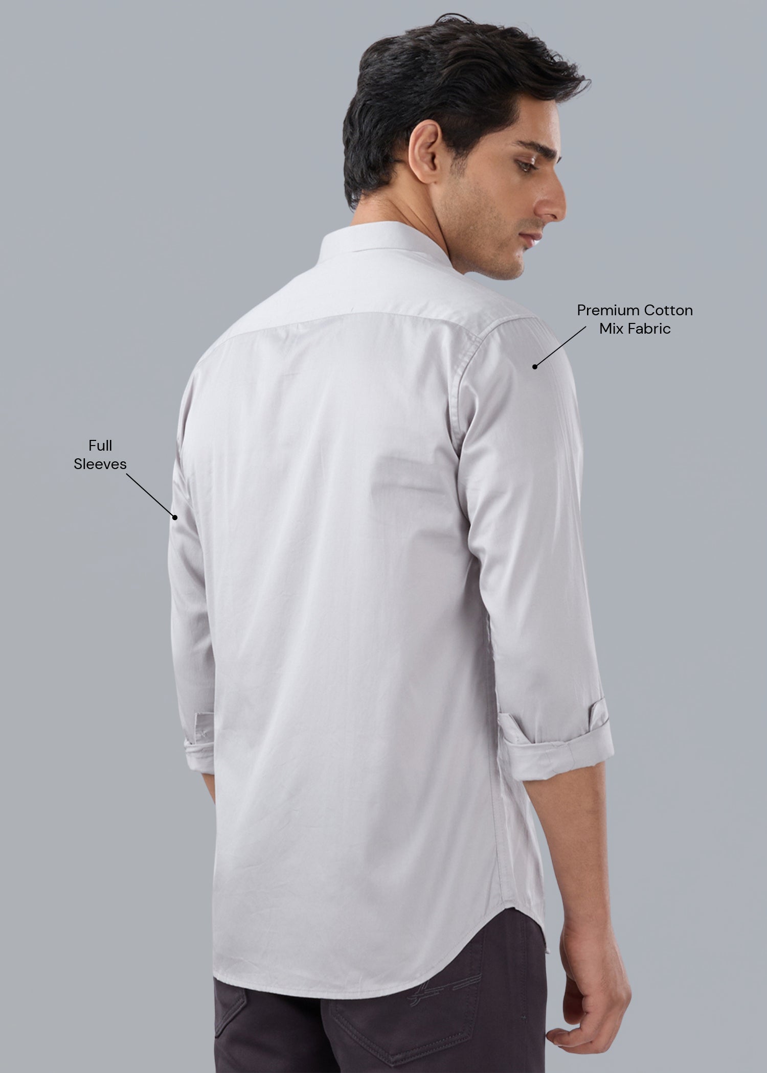 Carlson Solid Full Sleeve Shirt