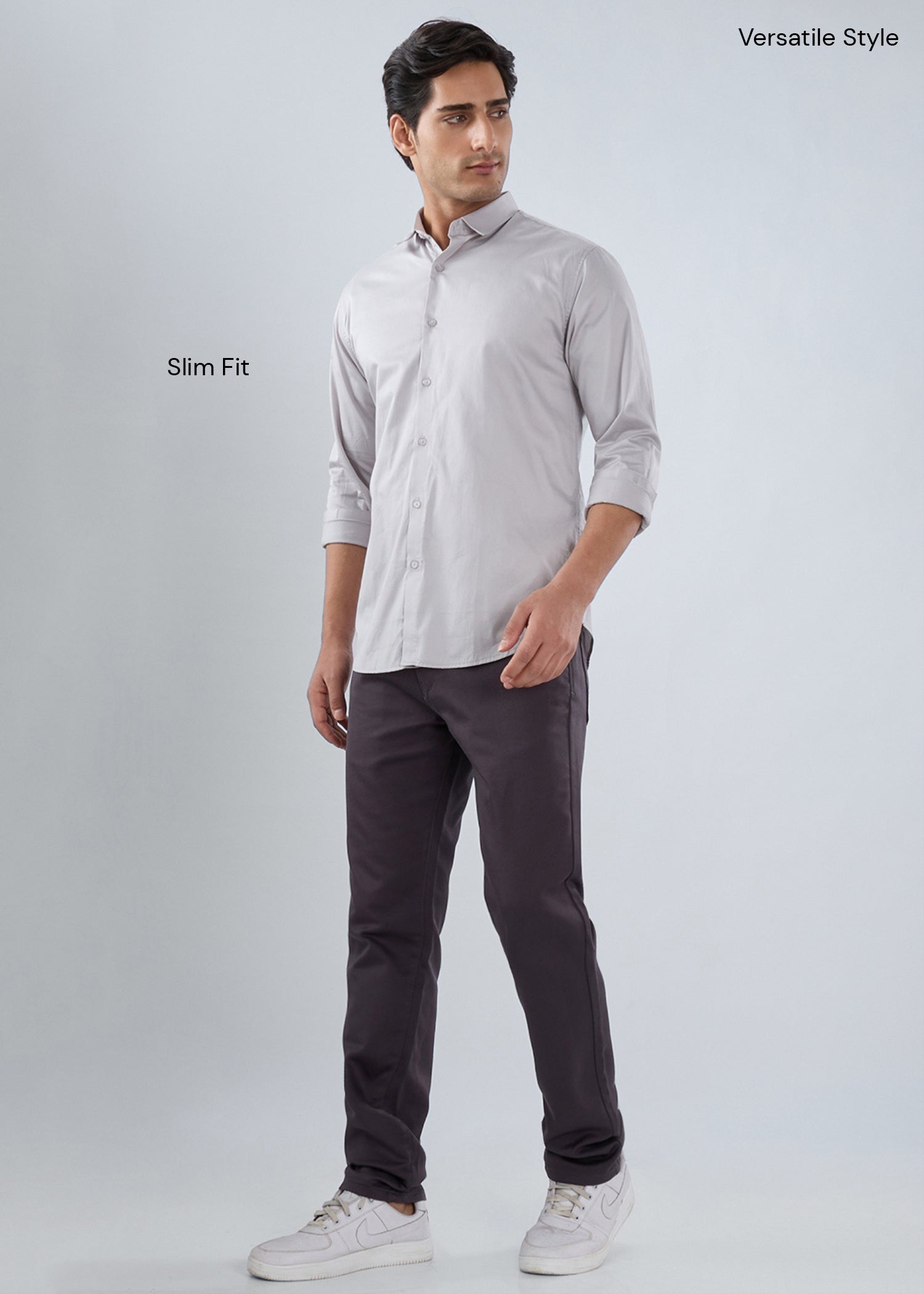 Carlson Solid Full Sleeve Shirt