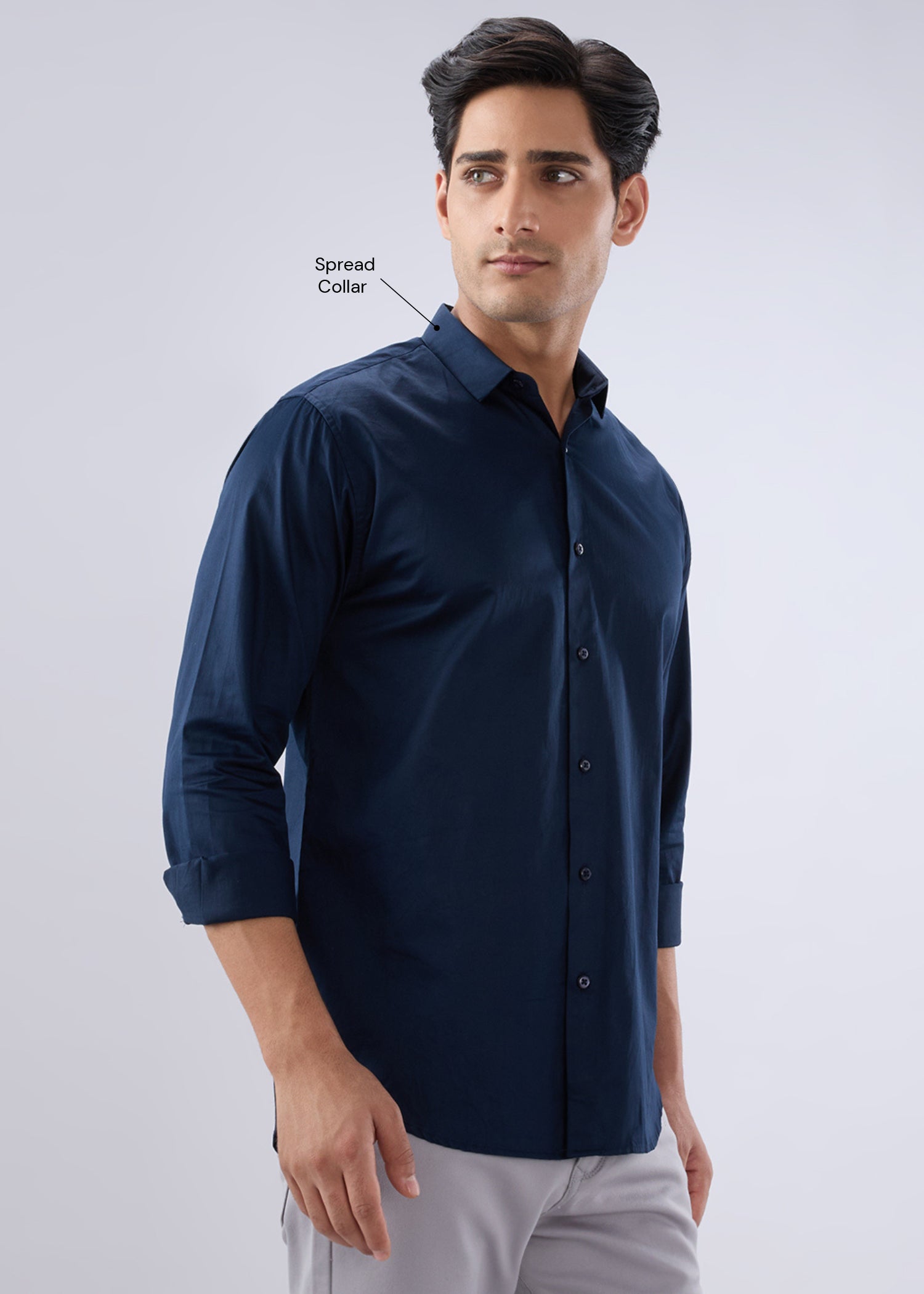 Carlson Solid Full Sleeve Shirt