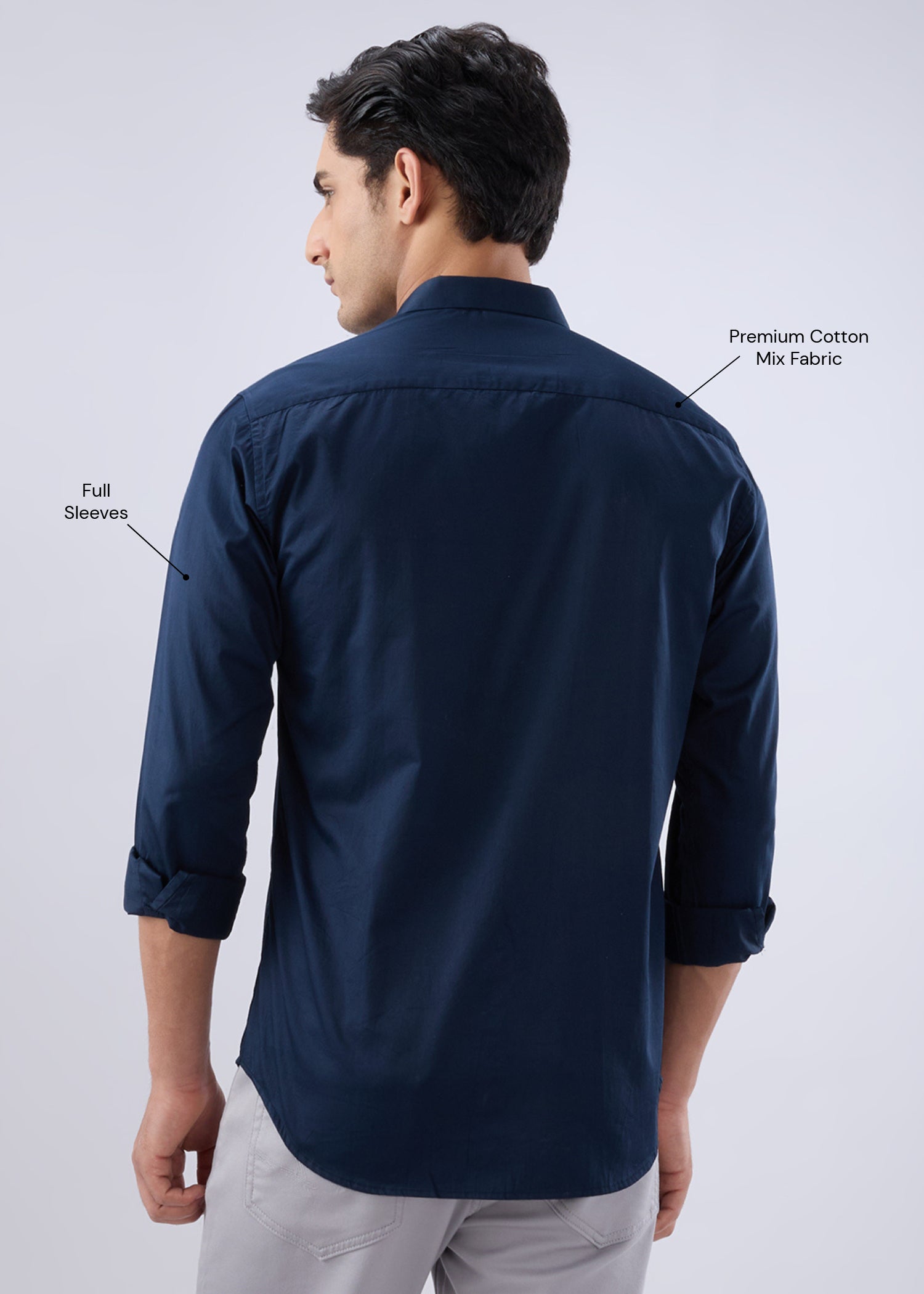 Carlson Solid Full Sleeve Shirt