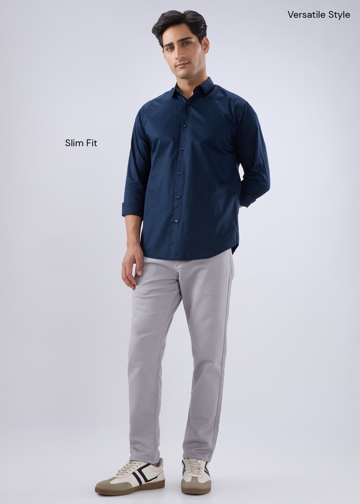Carlson Solid Full Sleeve Shirt
