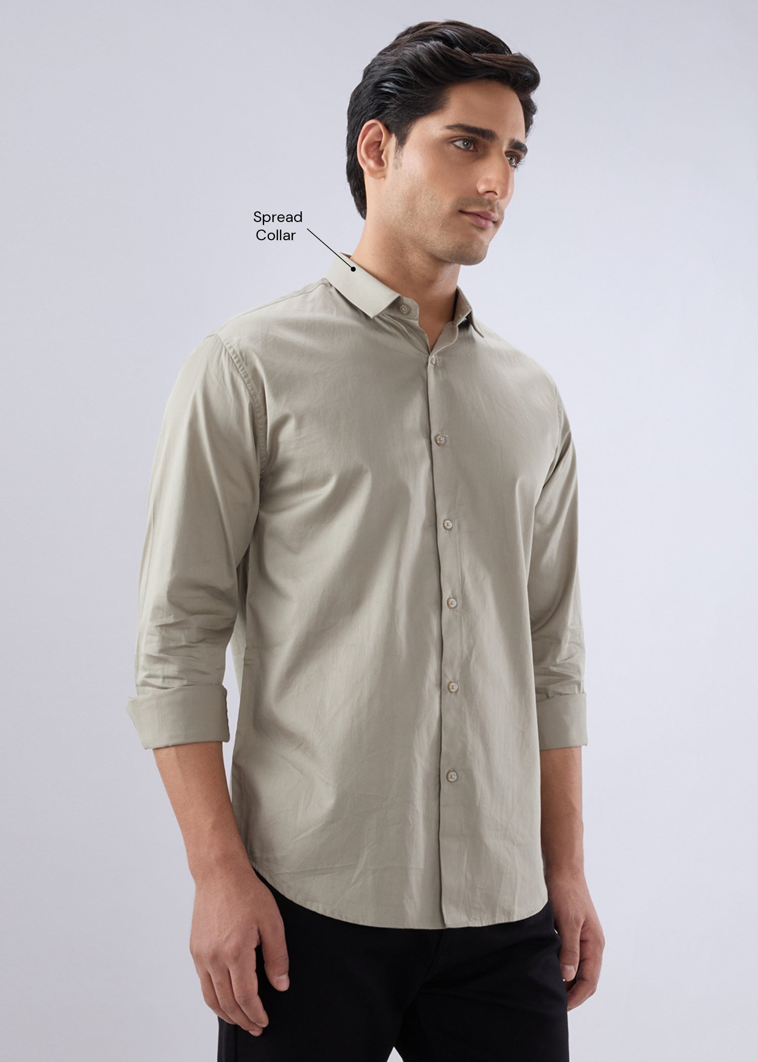 Carlson Solid Full Sleeve Shirt