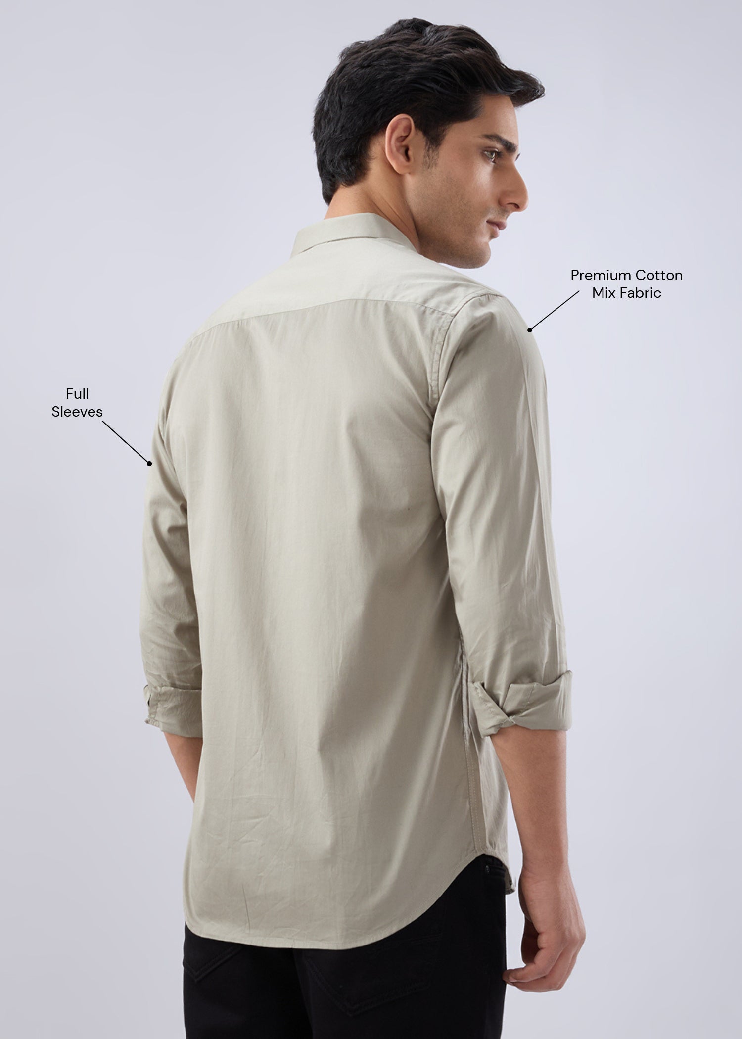Carlson Solid Full Sleeve Shirt