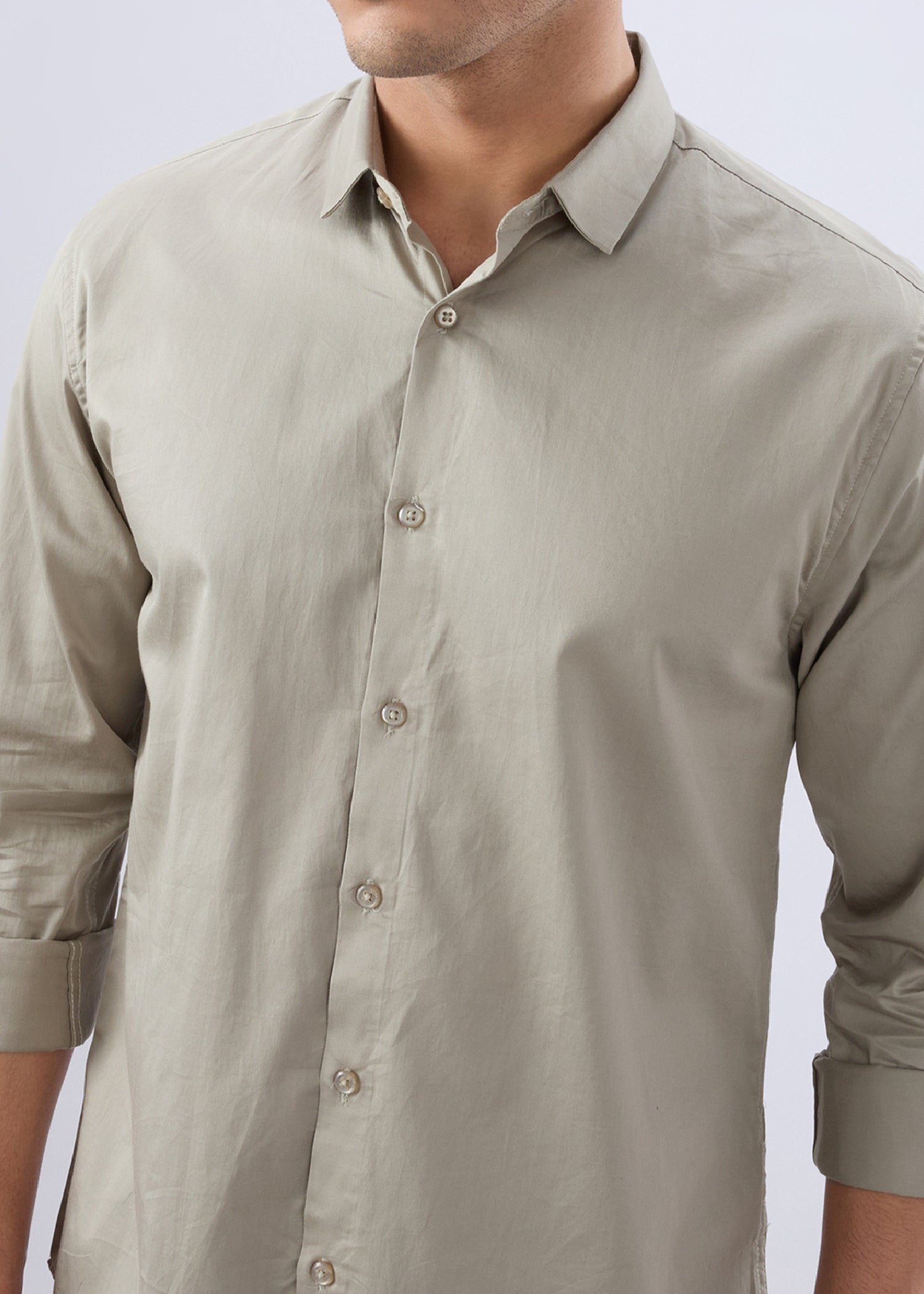 Carlson Solid Full Sleeve Shirt