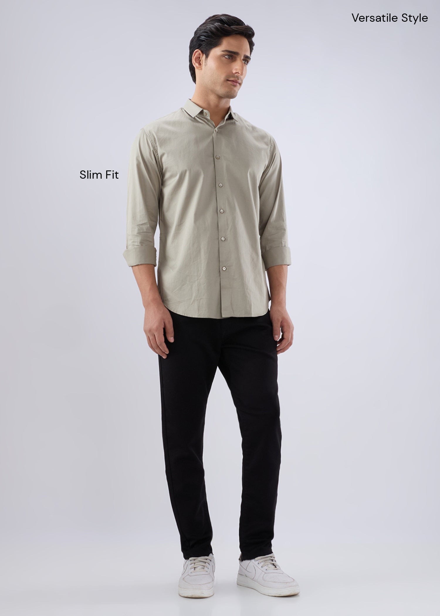 Carlson Solid Full Sleeve Shirt