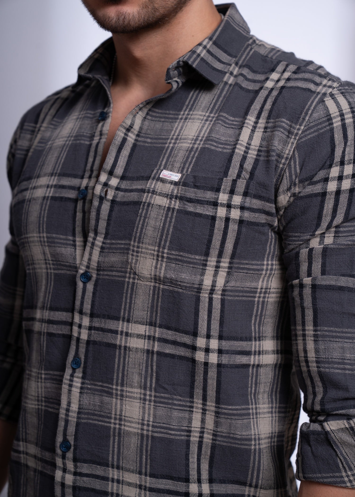 Men’s Casual Checked Shirt | Slim Fit Cotton Comfort