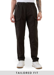 Canopy Linen Relaxed Cargo : Olive