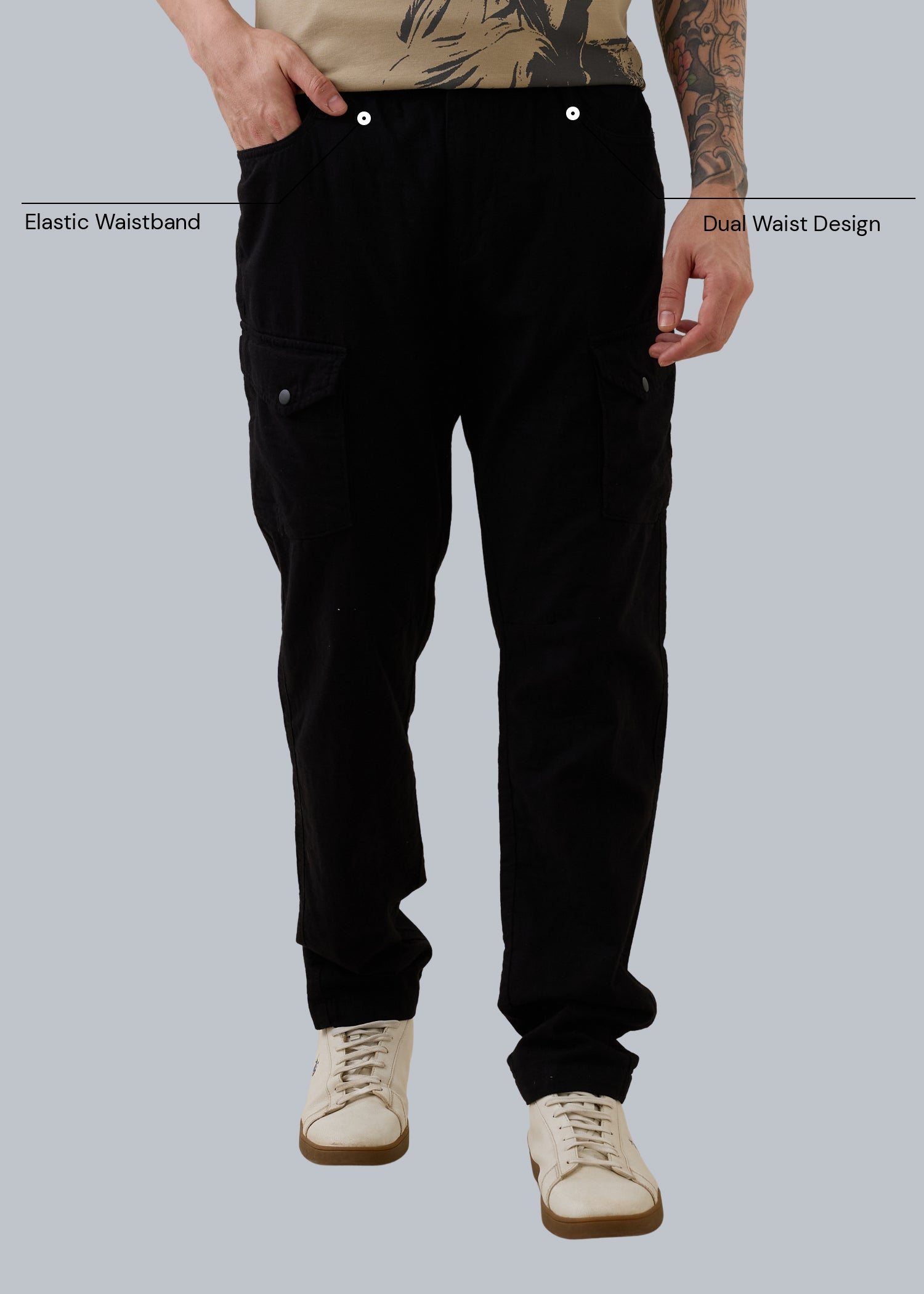 Nostrum Canopy Linen Relaxed Cargo