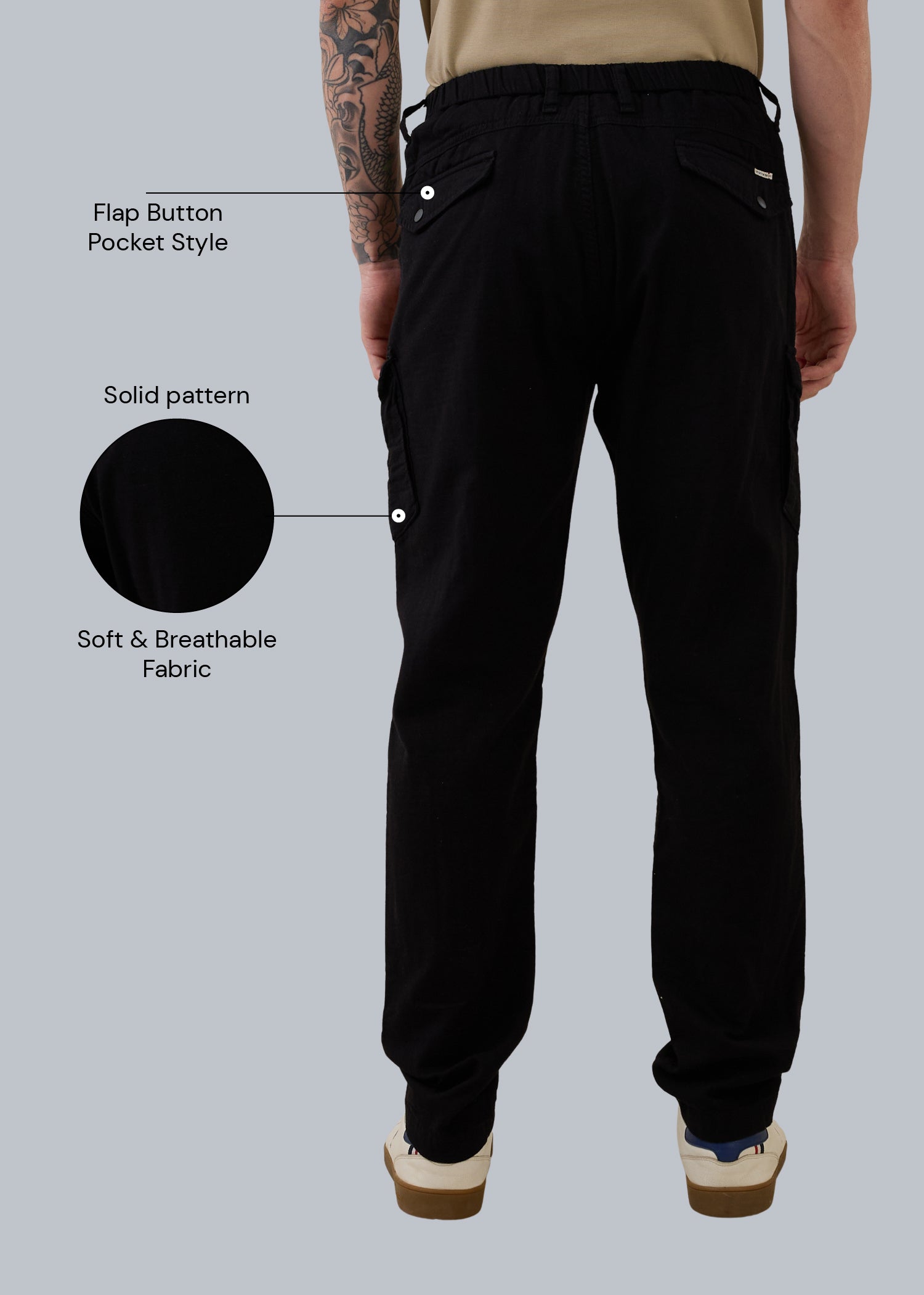 Nostrum Canopy Linen Relaxed Cargo