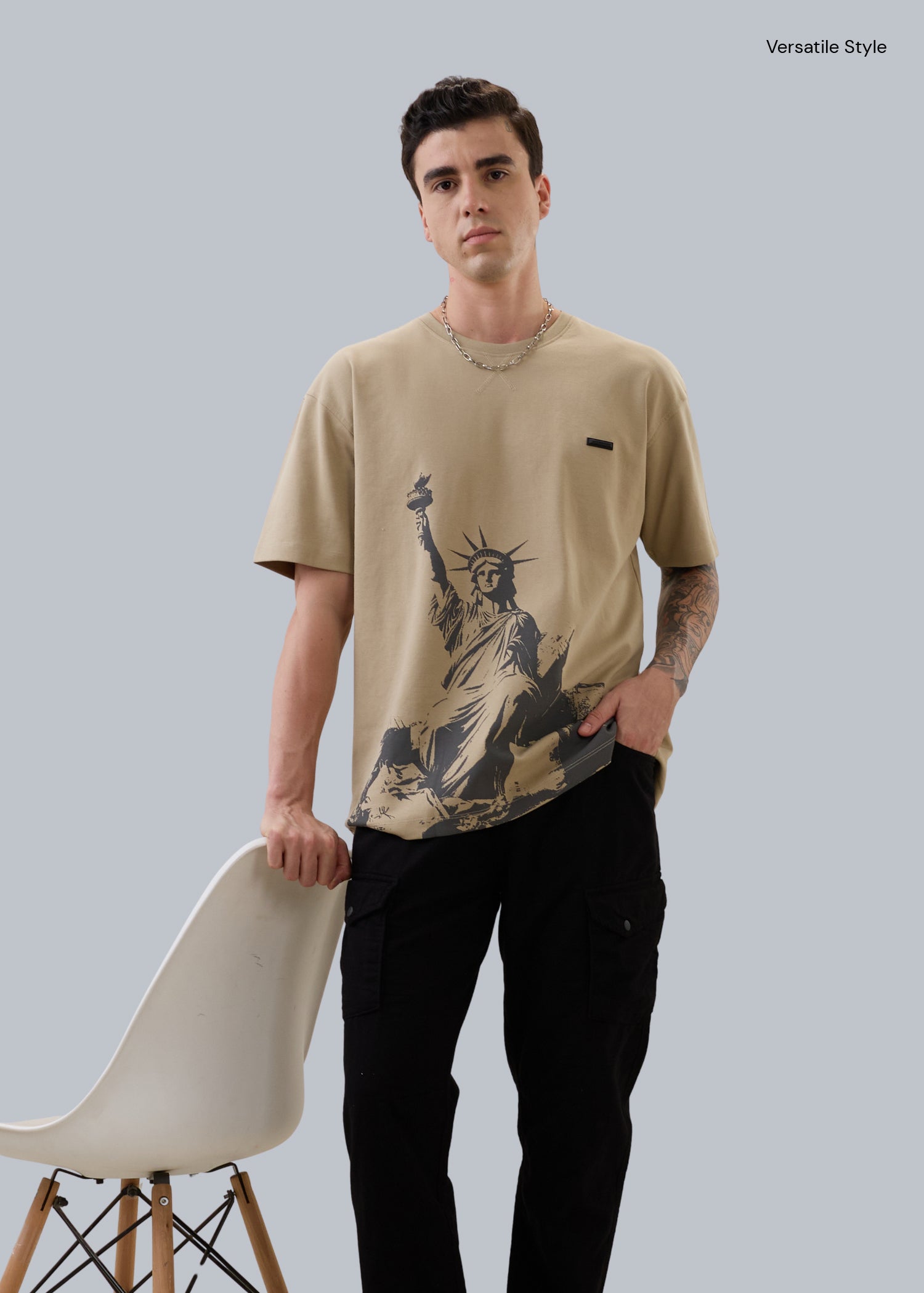 Canopy Linen Relaxed Cargo: Black