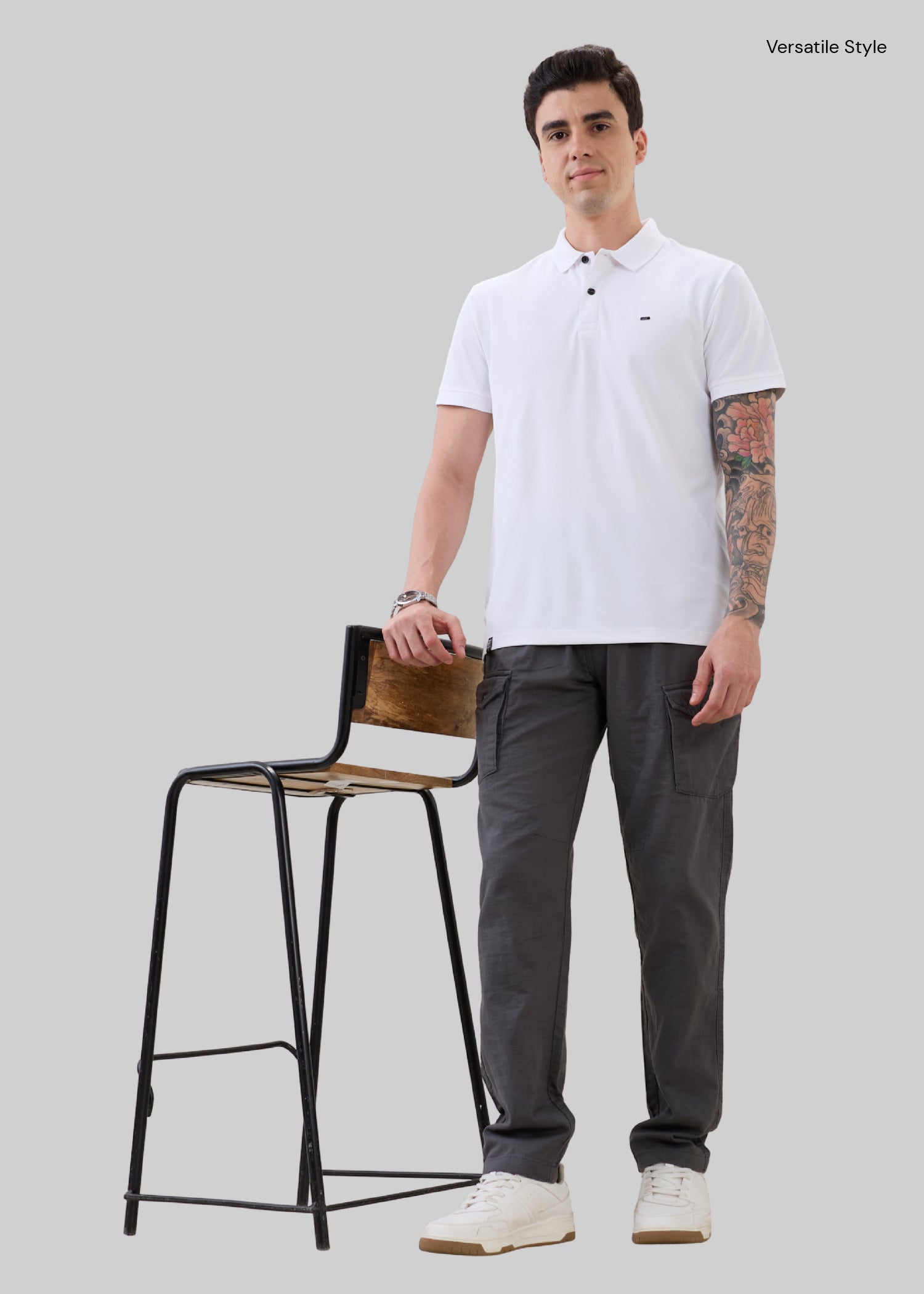 Canopy Linen Relaxed Cargo: Grey
