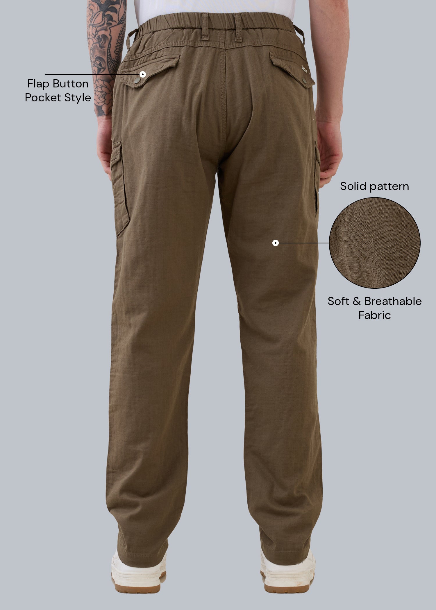 Nostrum Canopy Linen Relaxed Cargo