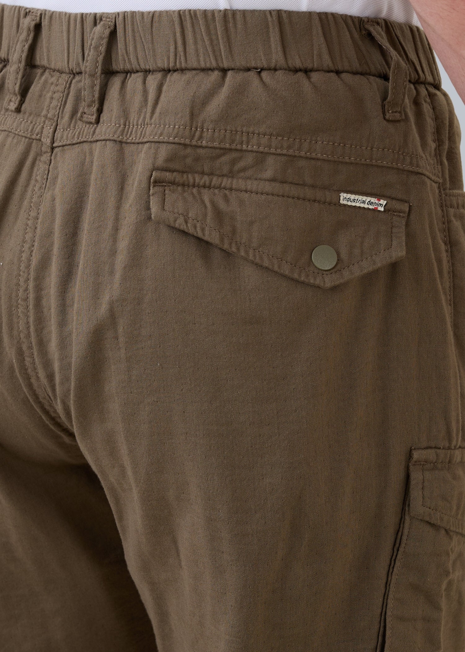 Canopy Linen Relaxed Cargo: Mouse