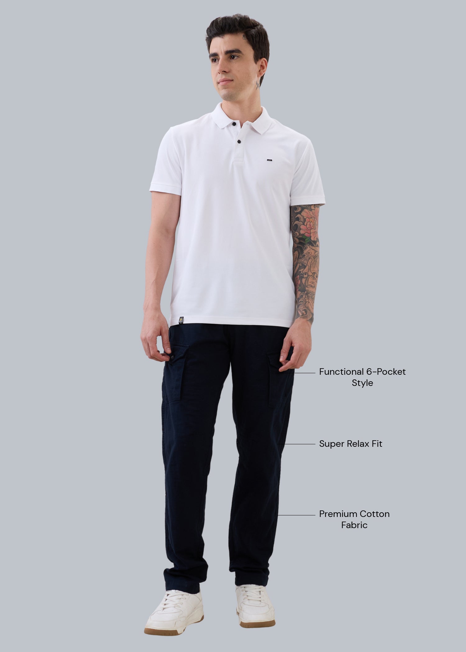 Nostrum Canopy Linen Relaxed Cargo