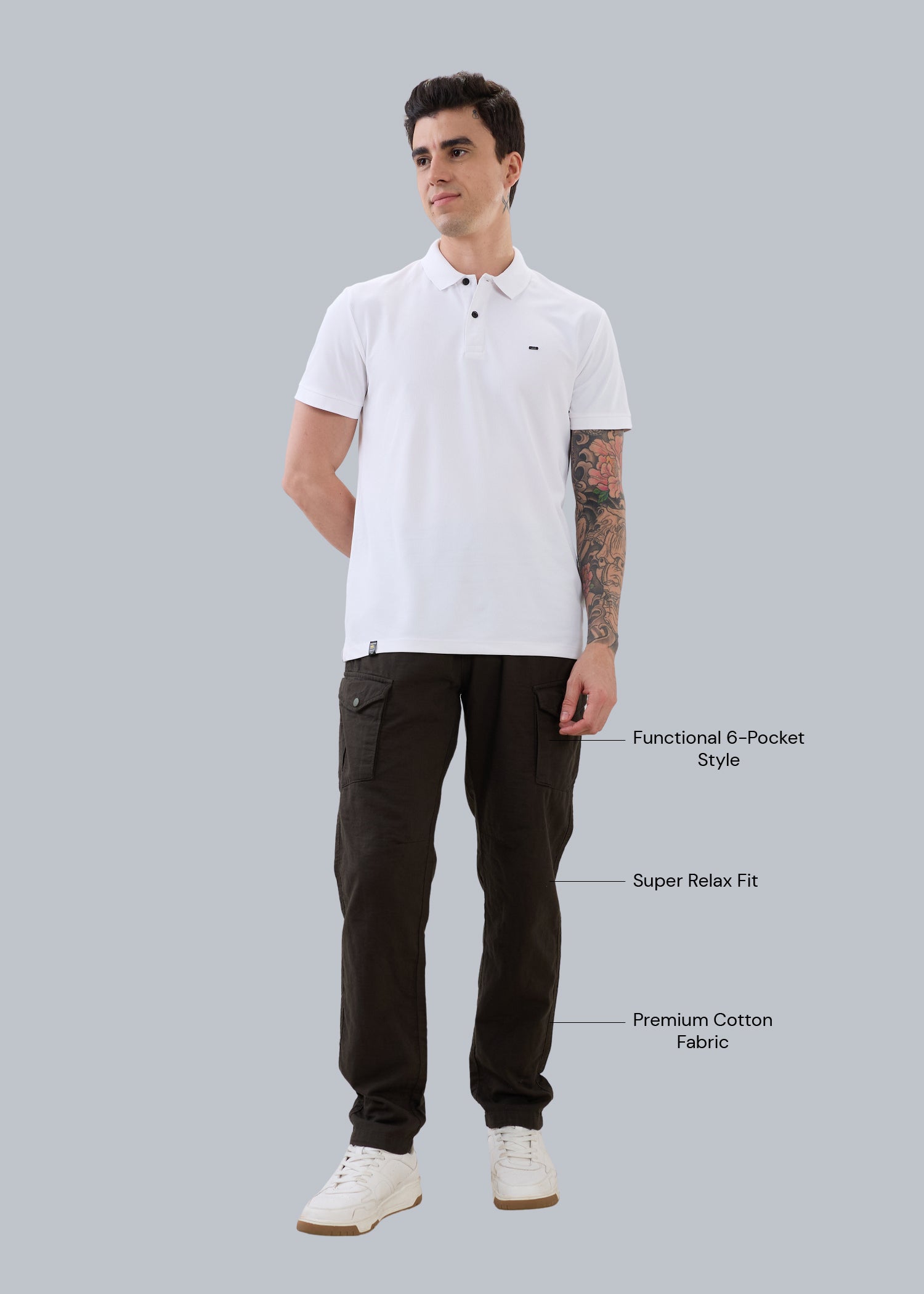 Nostrum Canopy Linen Relaxed Cargo