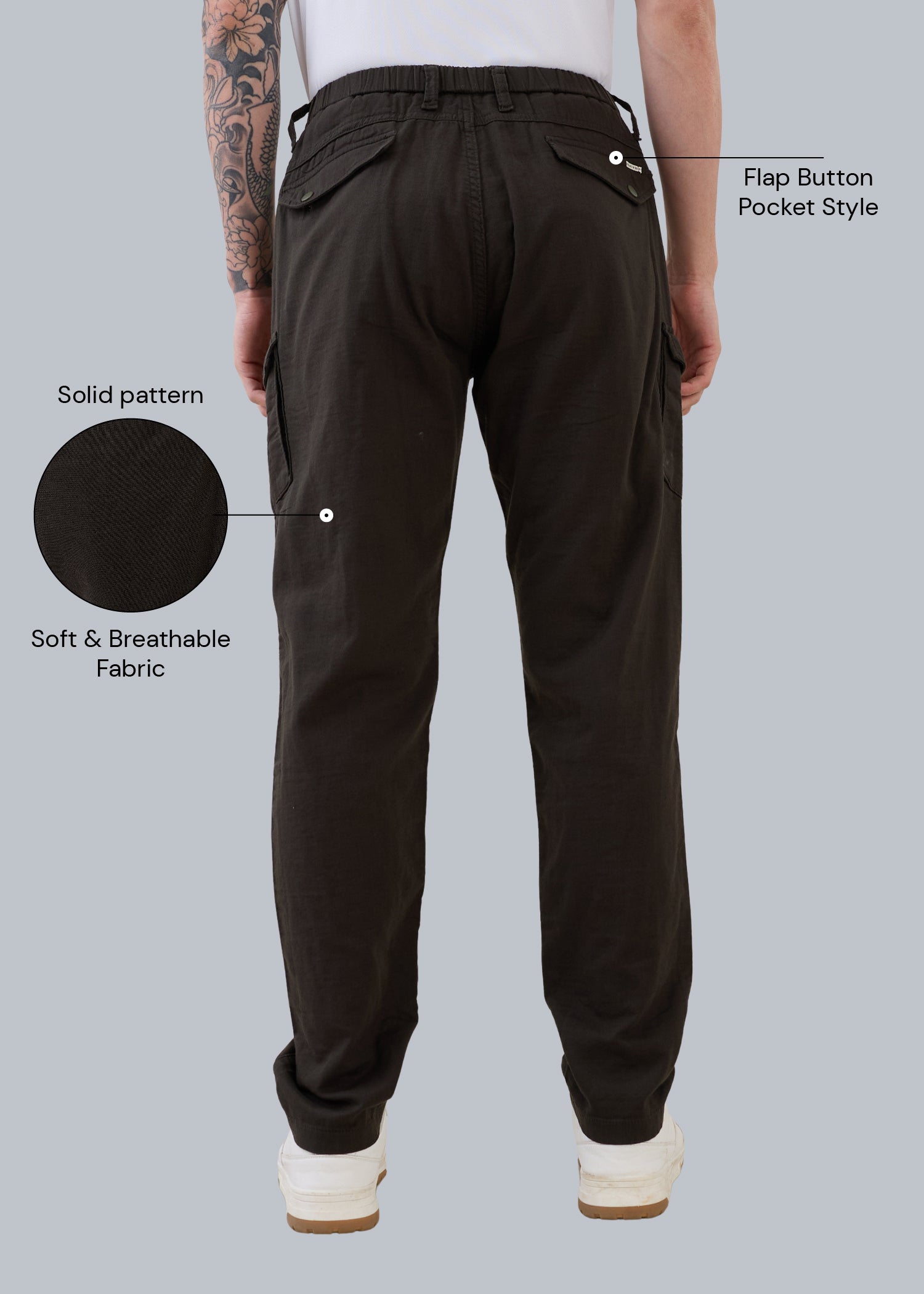 Nostrum Canopy Linen Relaxed Cargo