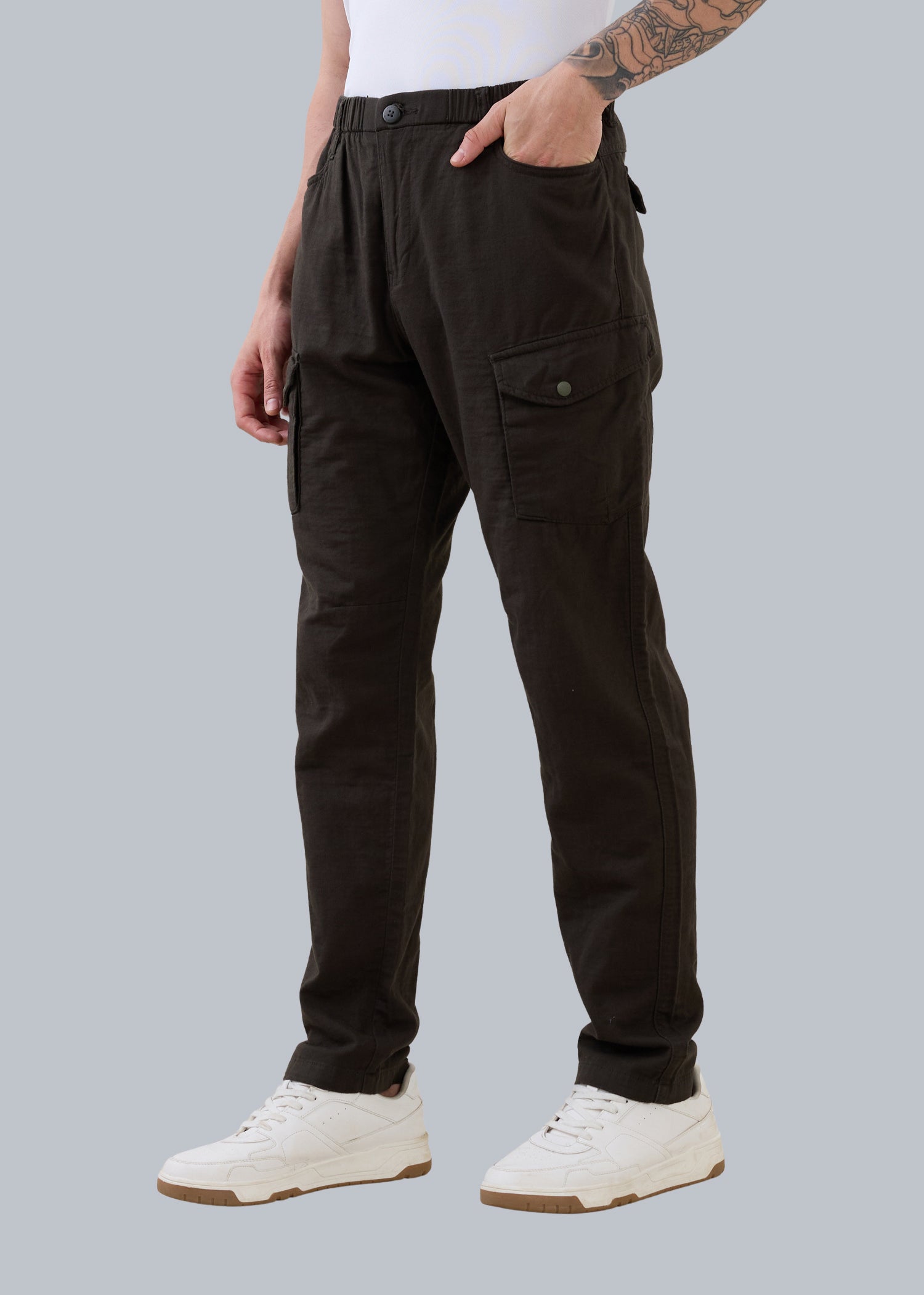 Nostrum Canopy Linen Relaxed Cargo
