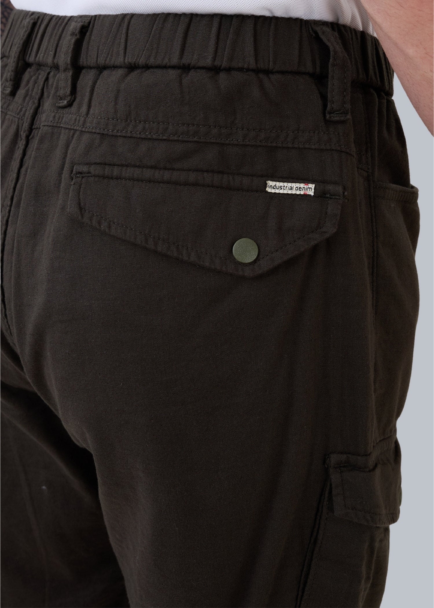 Canopy Linen Relaxed Cargo: Olive