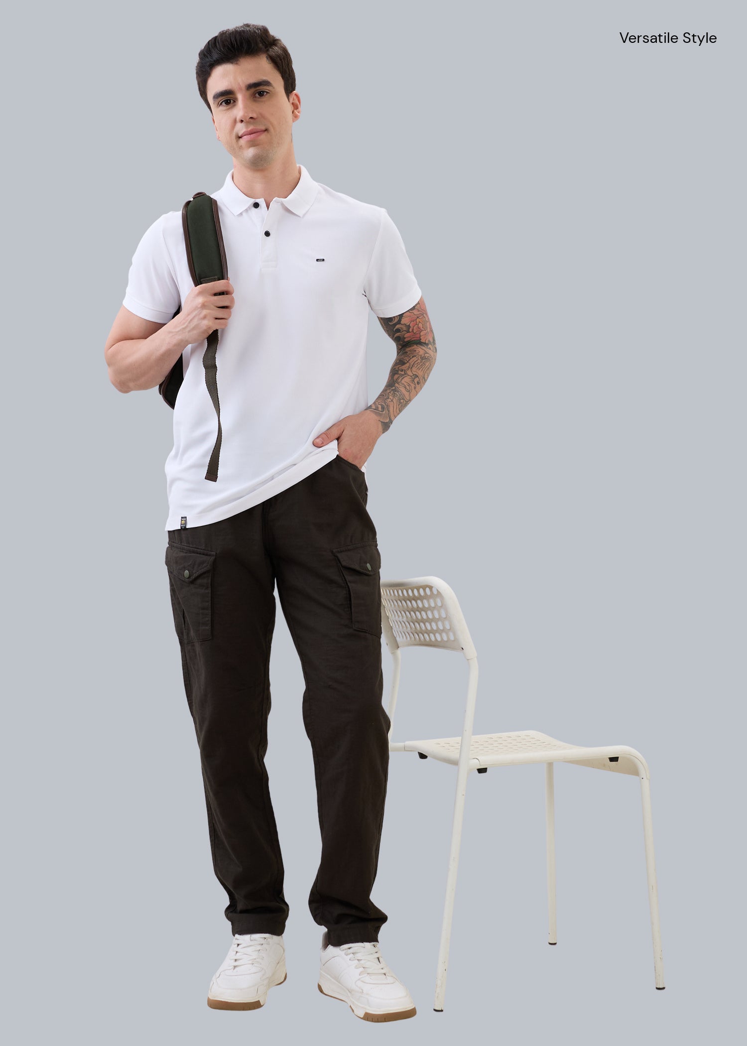 Canopy Linen Relaxed Cargo: Olive