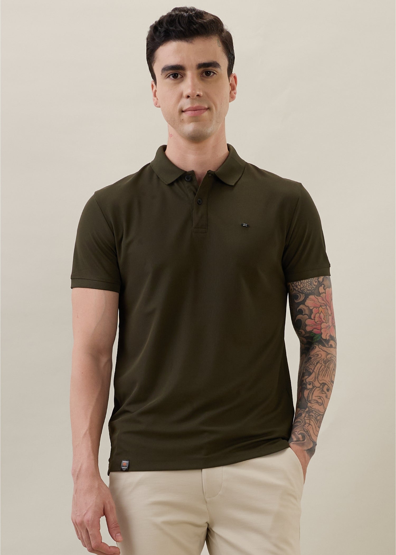 Cherry Half Sleeve Polo T-Shirt | Smart Casual Style