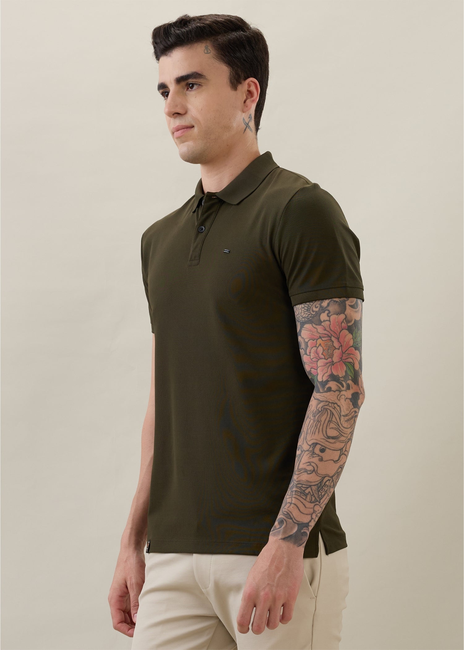 Cherry Half Sleeve Polo T-Shirt | Smart Casual Style