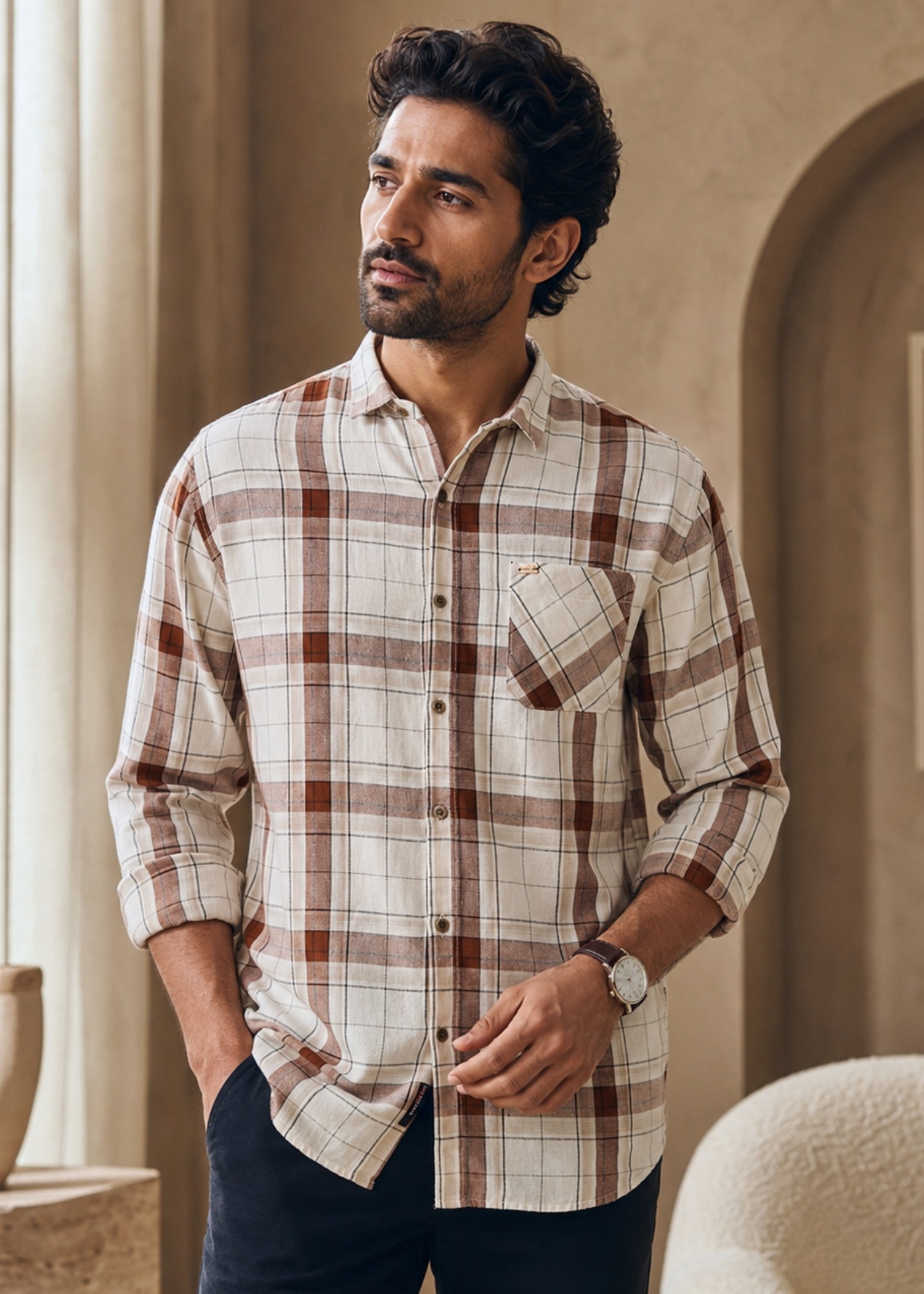 Coryell Checked Casual Shirt
