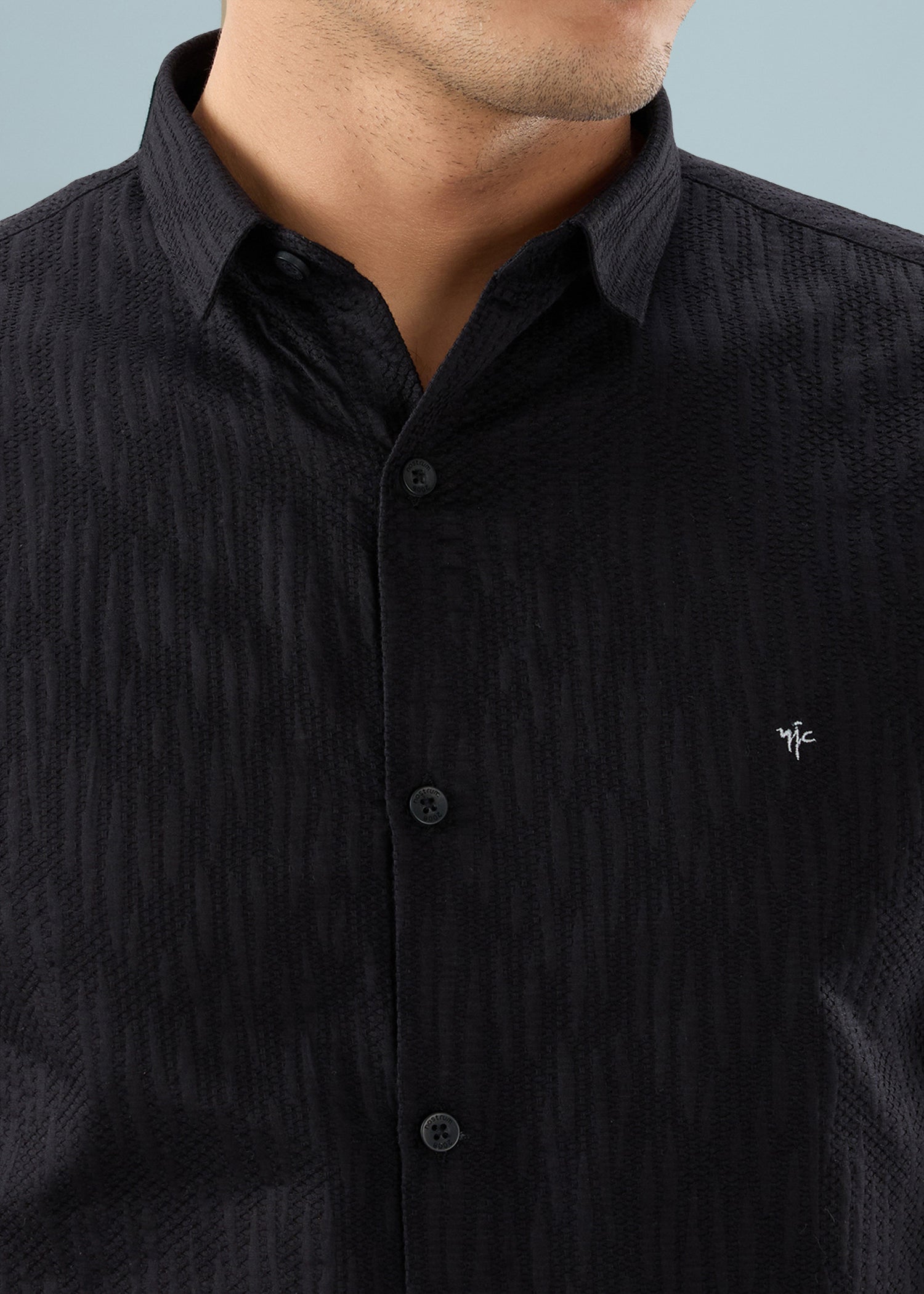 Describe Textured Full Sleeve Shirt