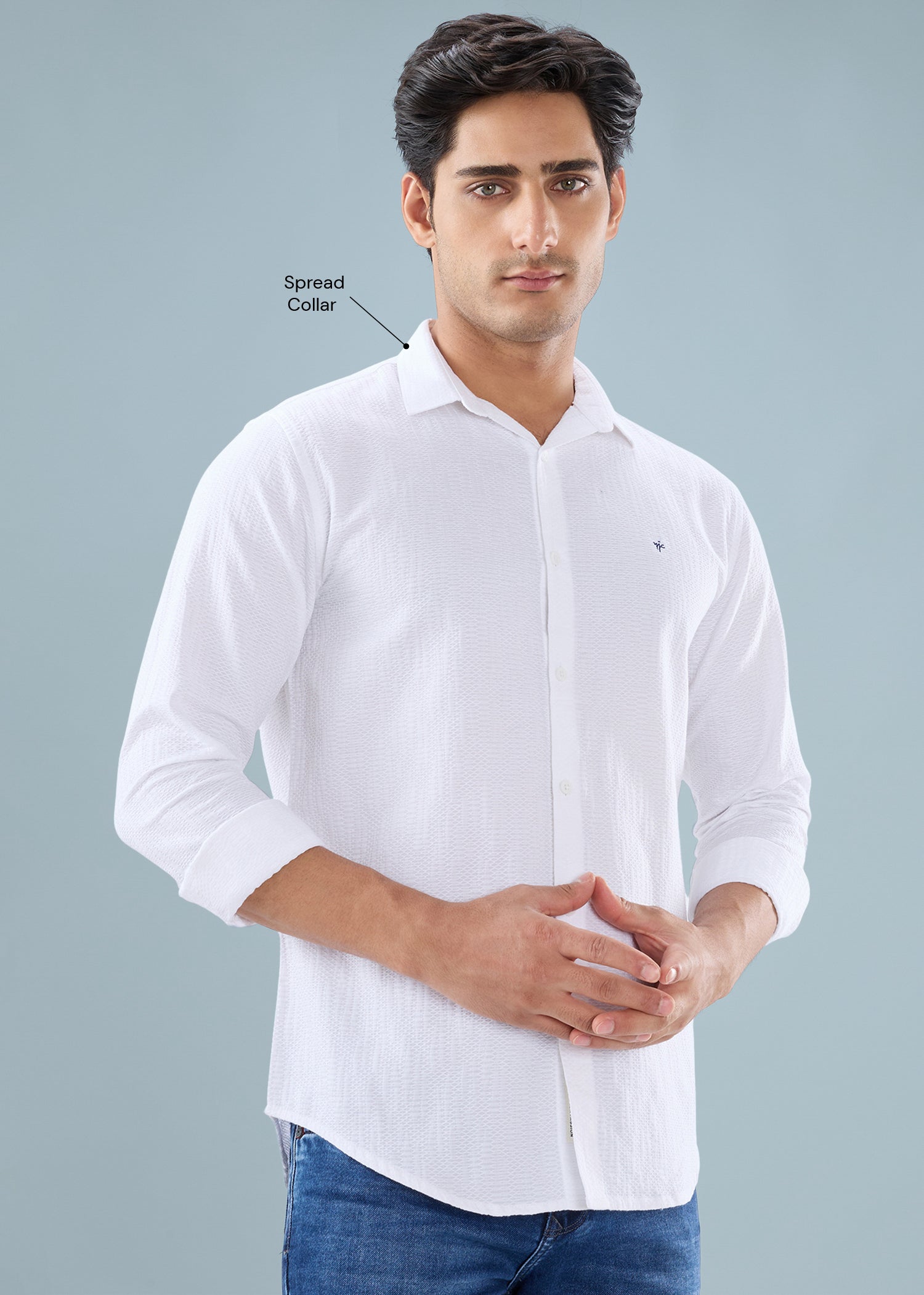 Describe Textured Full Sleeve Shirt