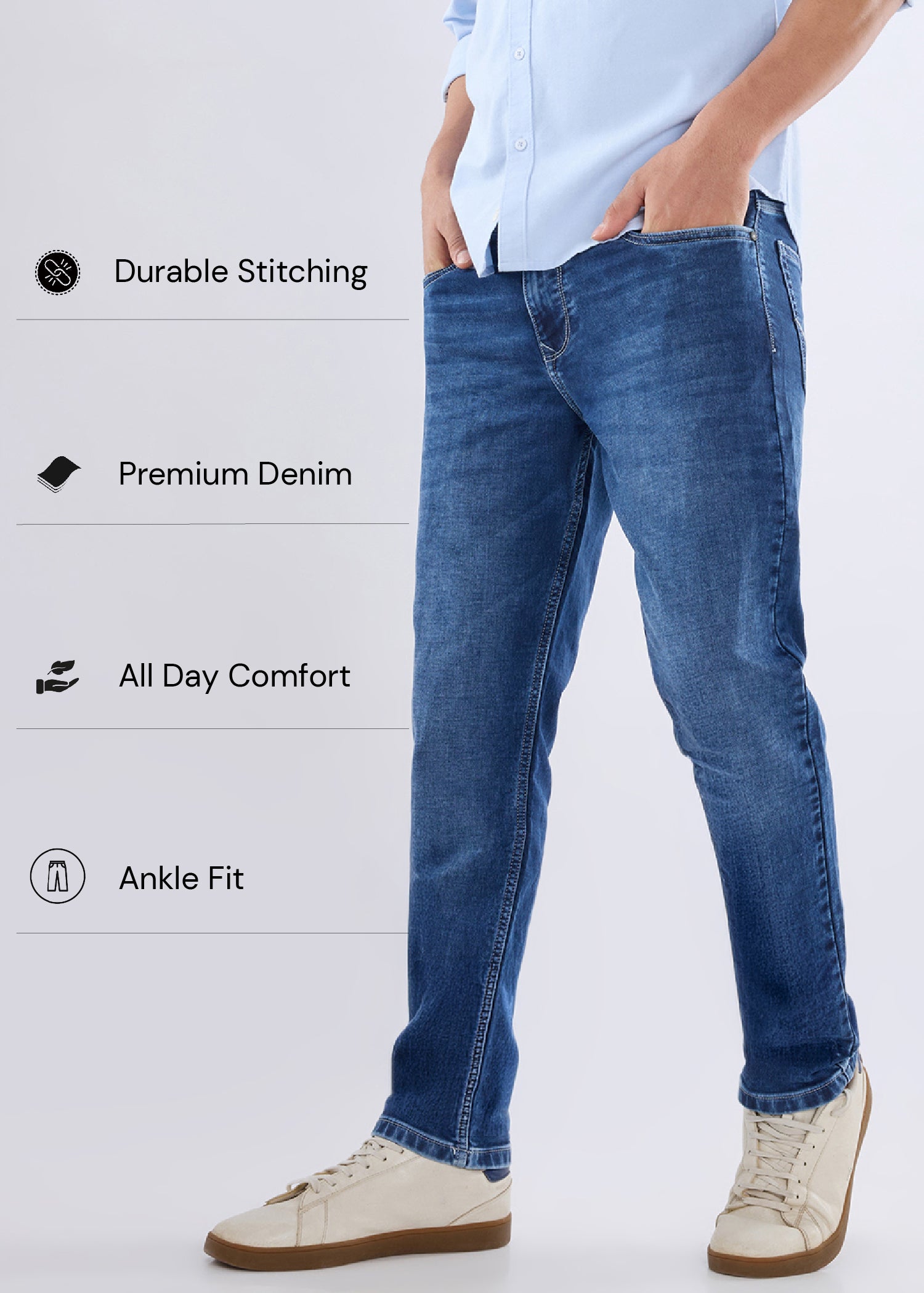Dolovi C Ankle Fit Denim Jeans