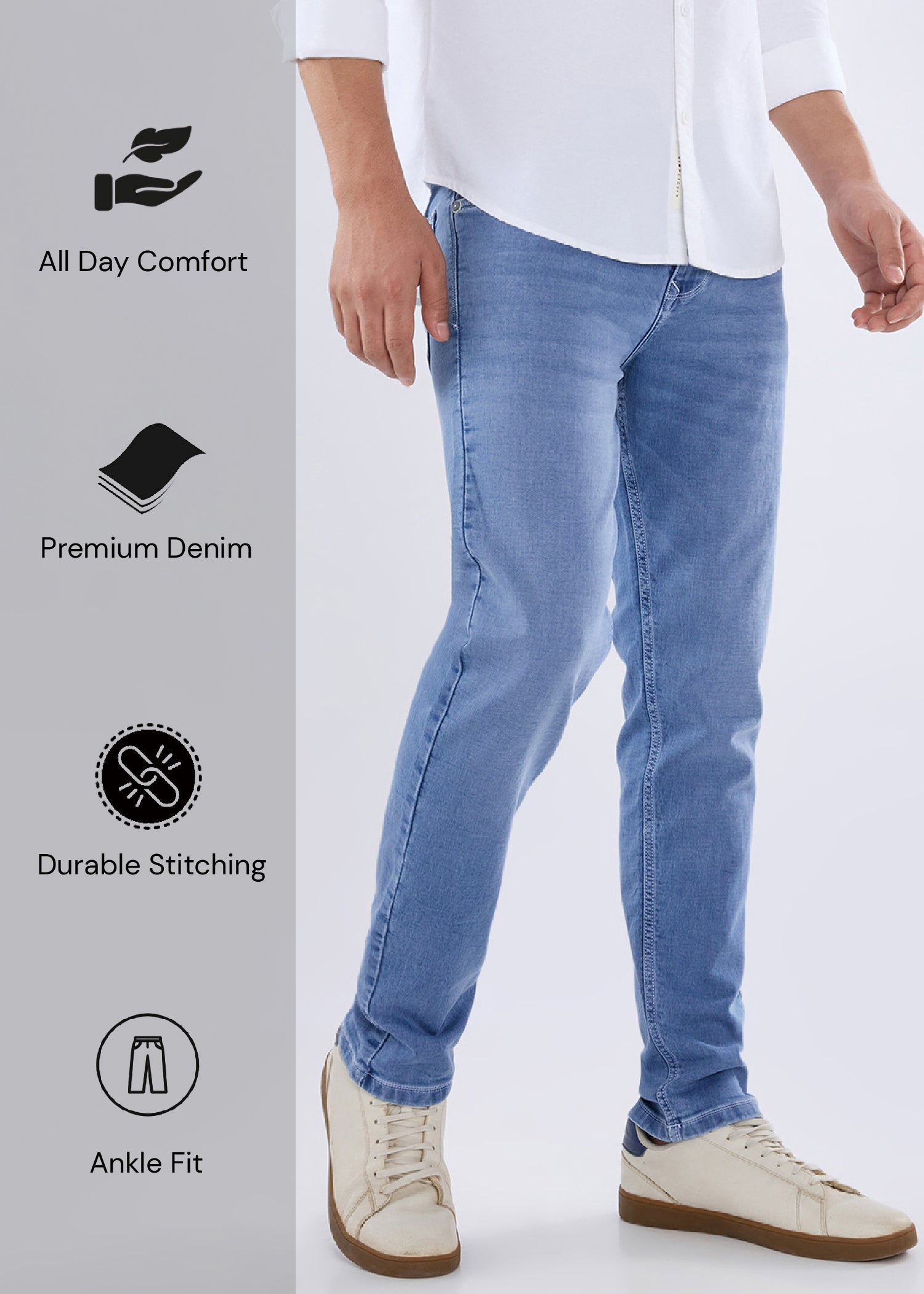 Dolovi D Ankle Fit Denim Jeans