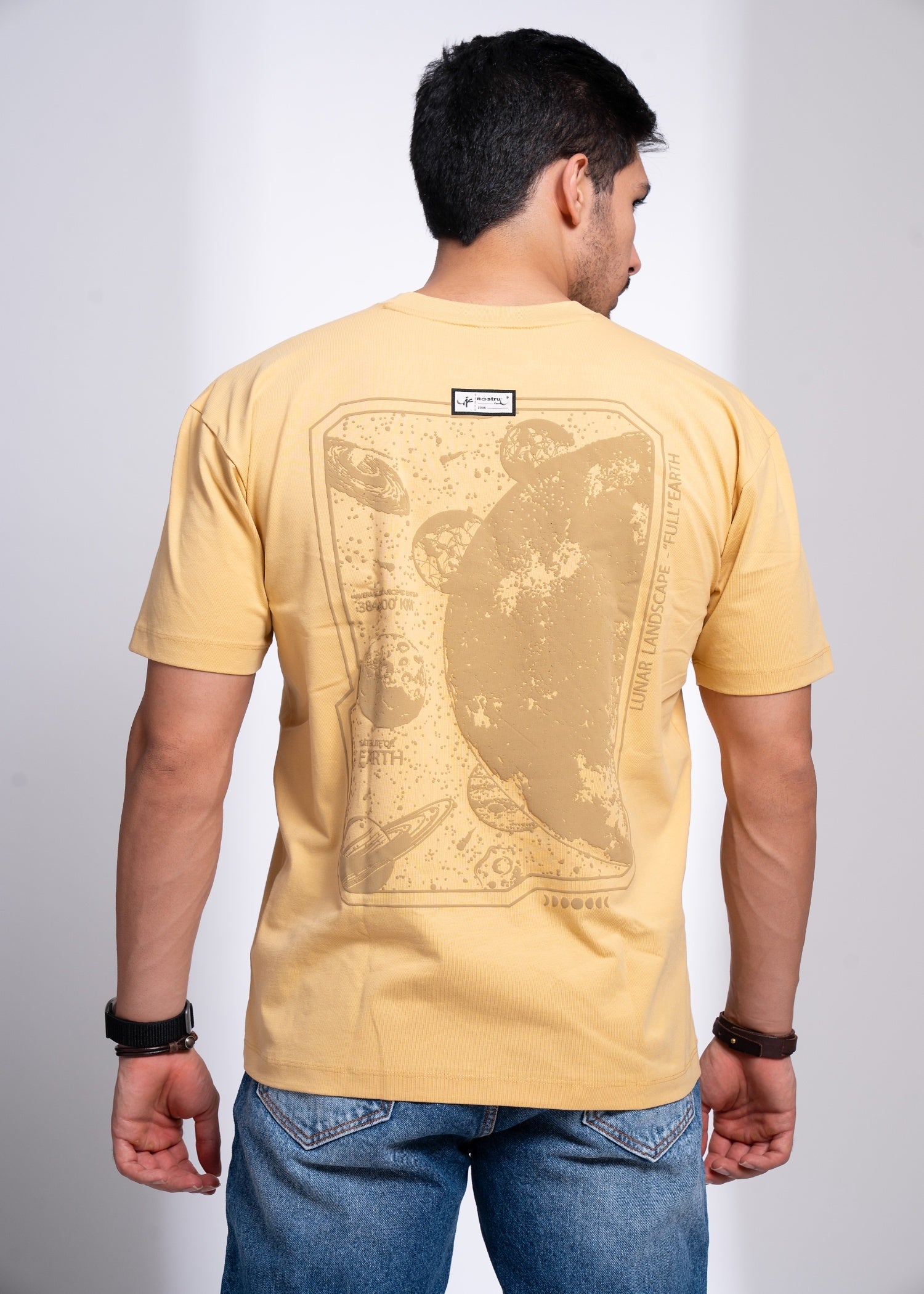 UNSOLVED Oversized Round Neck T-Shirt for Men | Relaxed Everyday Fit