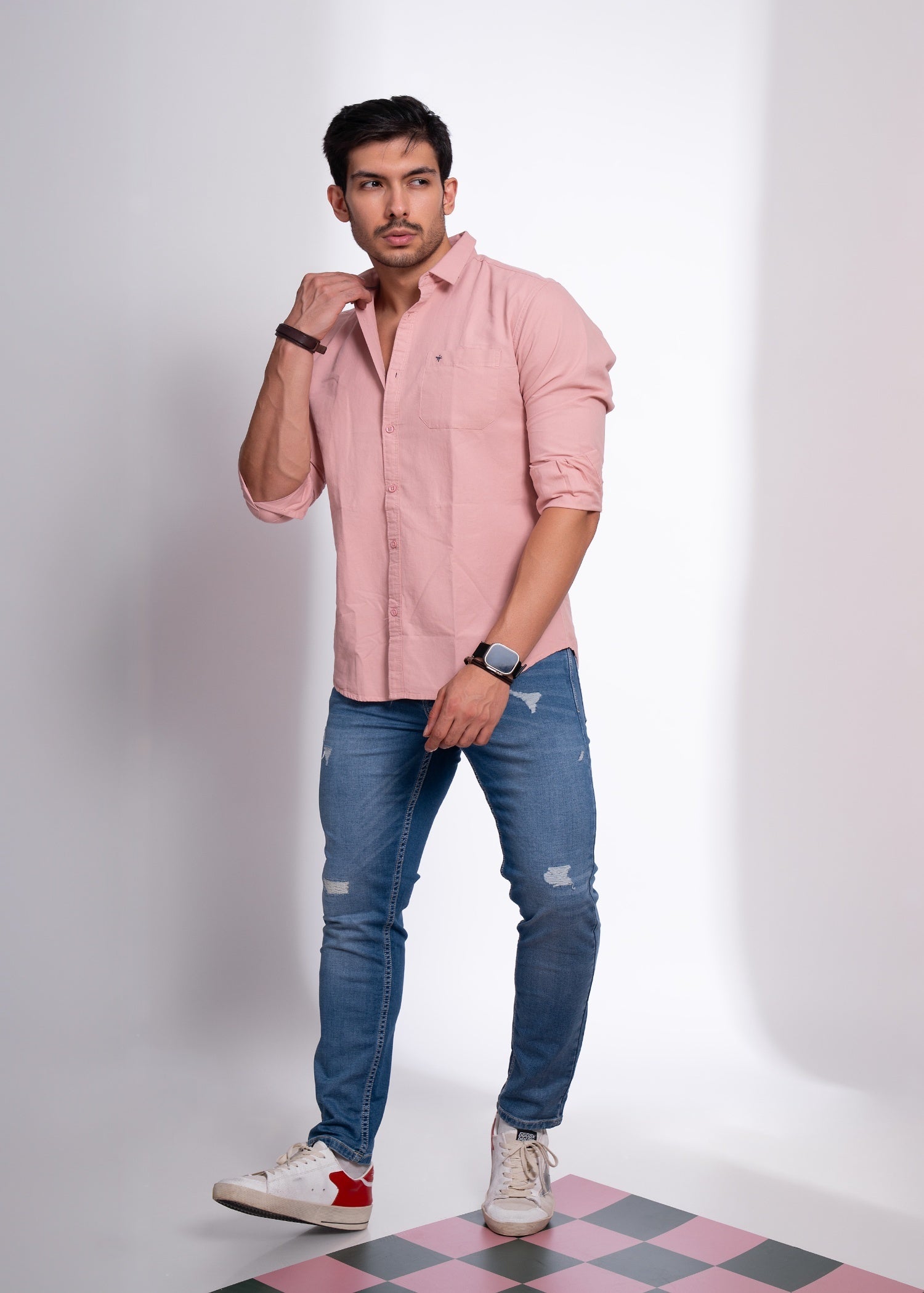 VISIBLE Full Sleeve Shirt for Men | Everyday Smart Style