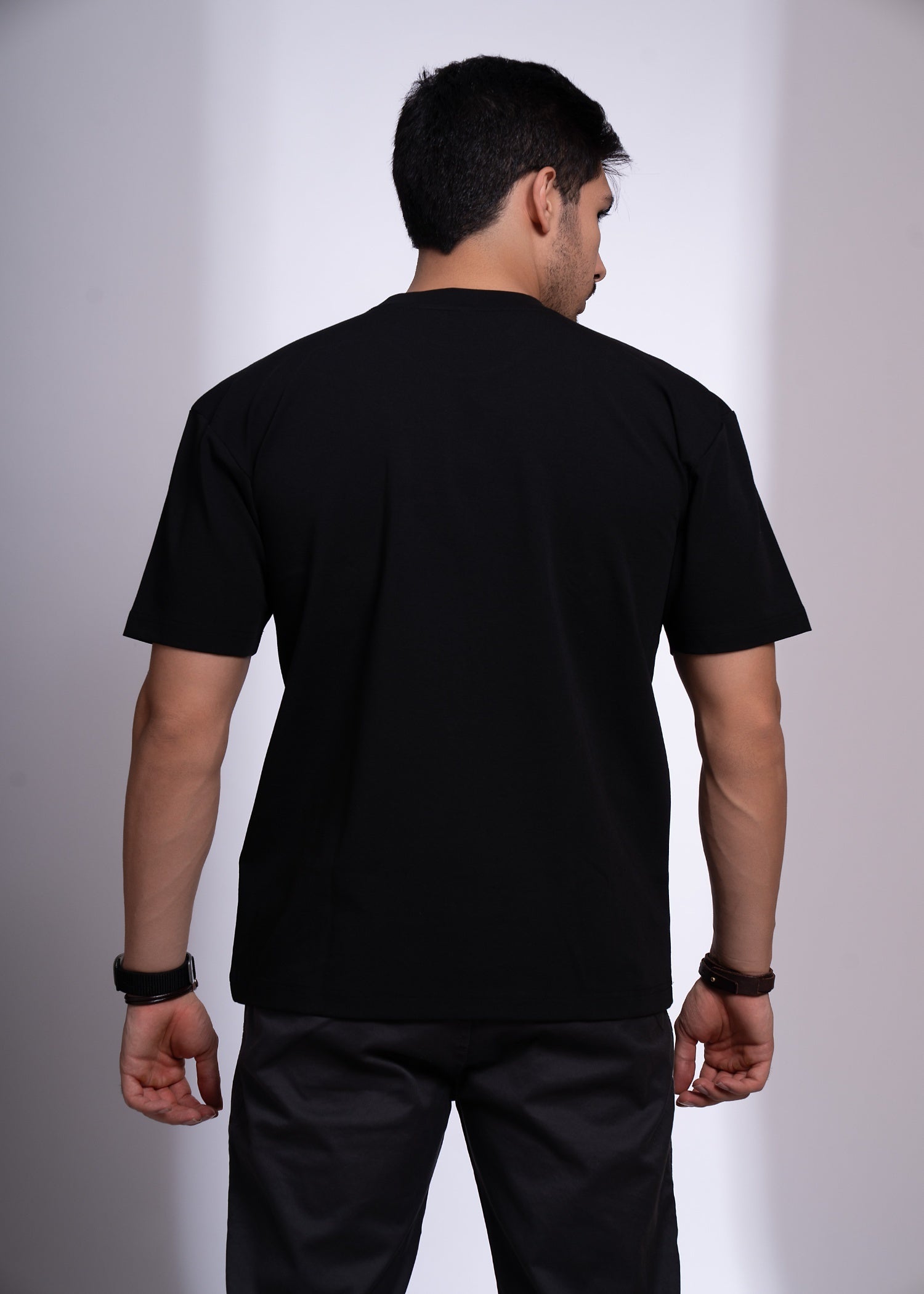 Volitant Oversized Round Neck T-Shirt for Men | Effortless Everyday Style