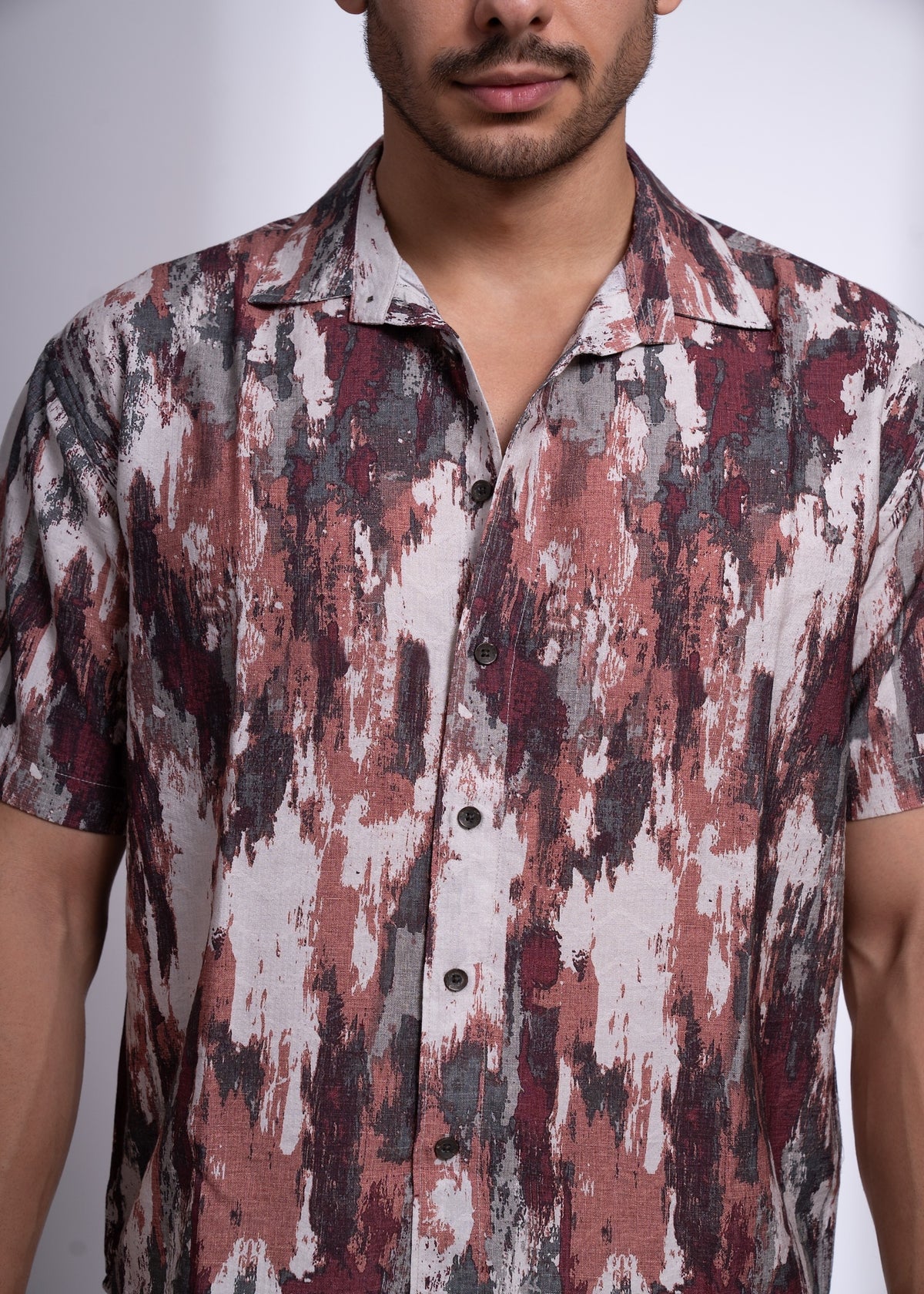 BEAMISH HALF  Sleeve Checked Shirt For Men
