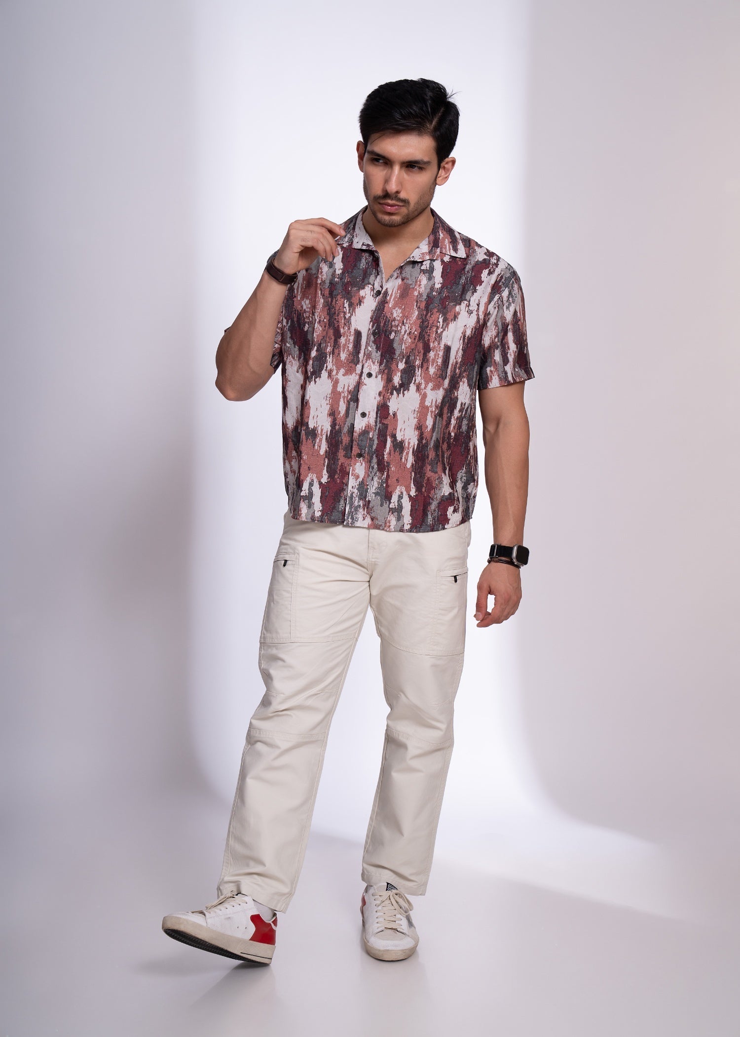 Beamish Half Sleeve Checked Shirt for Men | Youthful Casual Style